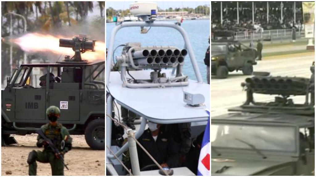 Dabei handelt es sich um Fajr-1-Raketenwerfer, die 2022 bei Militärparaden und Militärübungen in Venezuela ausgestellt wurden.