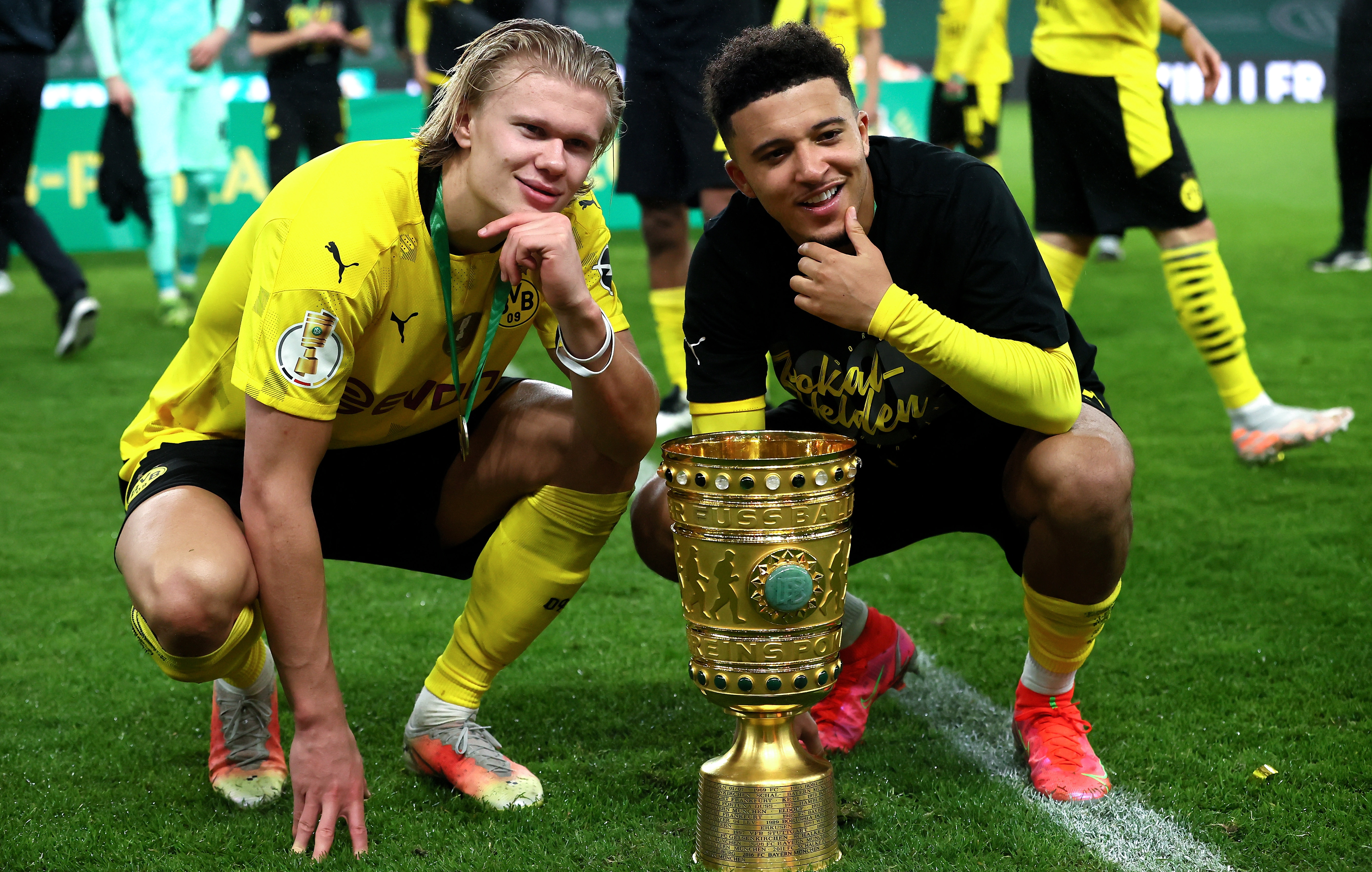 Haaland und Sancho spielten ein Jahr lang zusammen in Dortmund