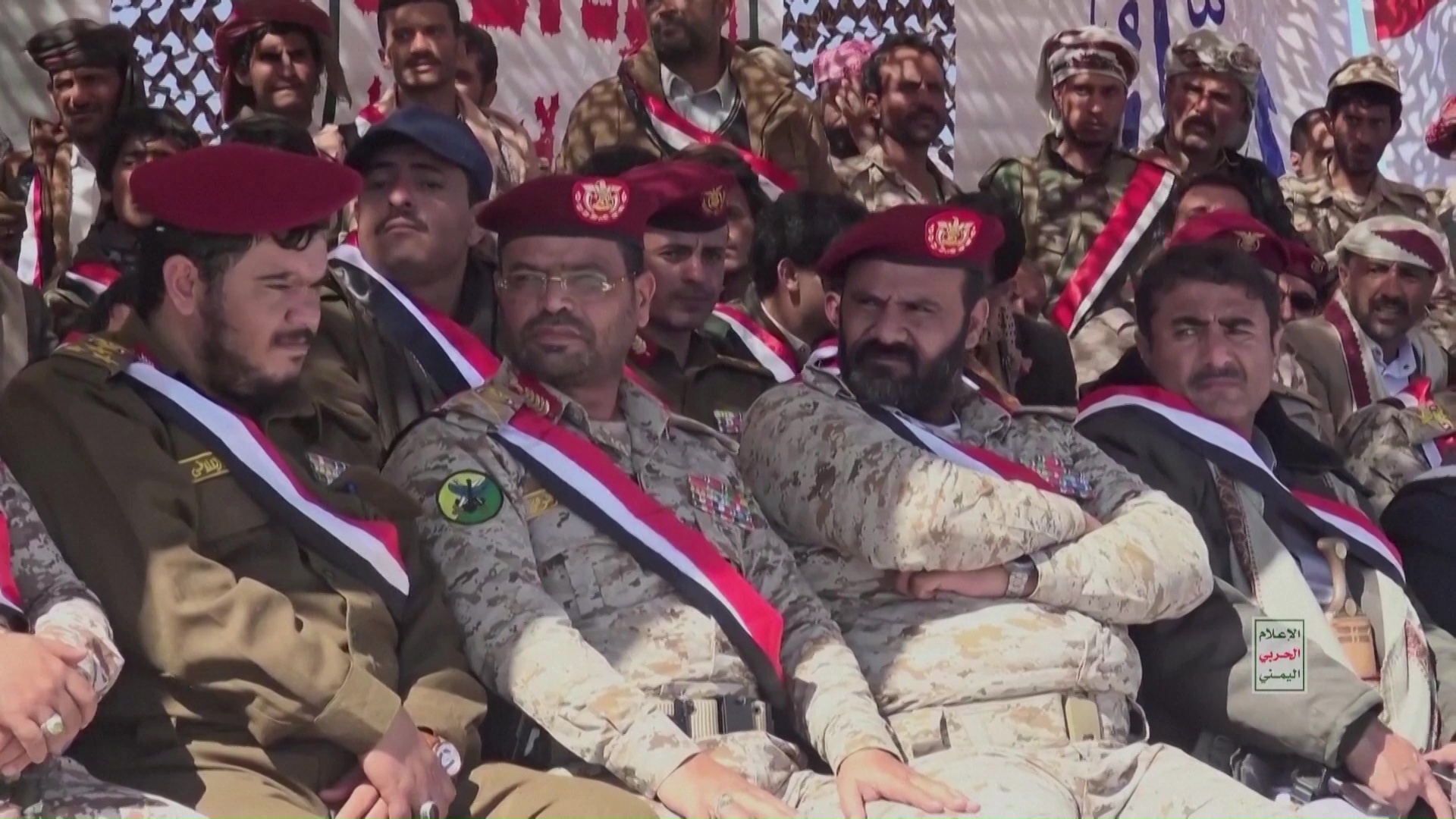 Hochrangige Mitglieder der militanten Huthi-Gruppe schauten zu