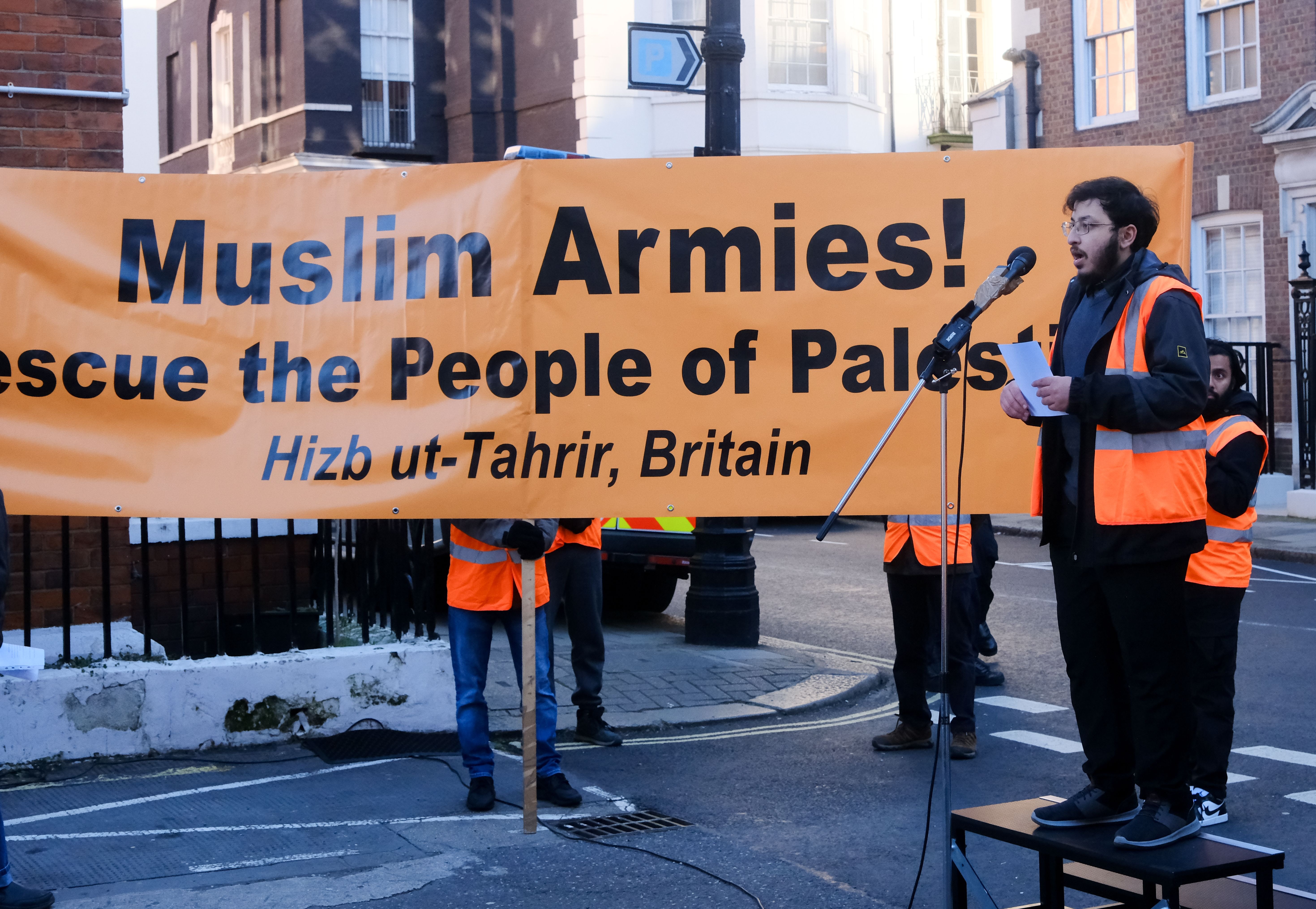 Ein Protest der britischen Hizb ut-Tahrir in London