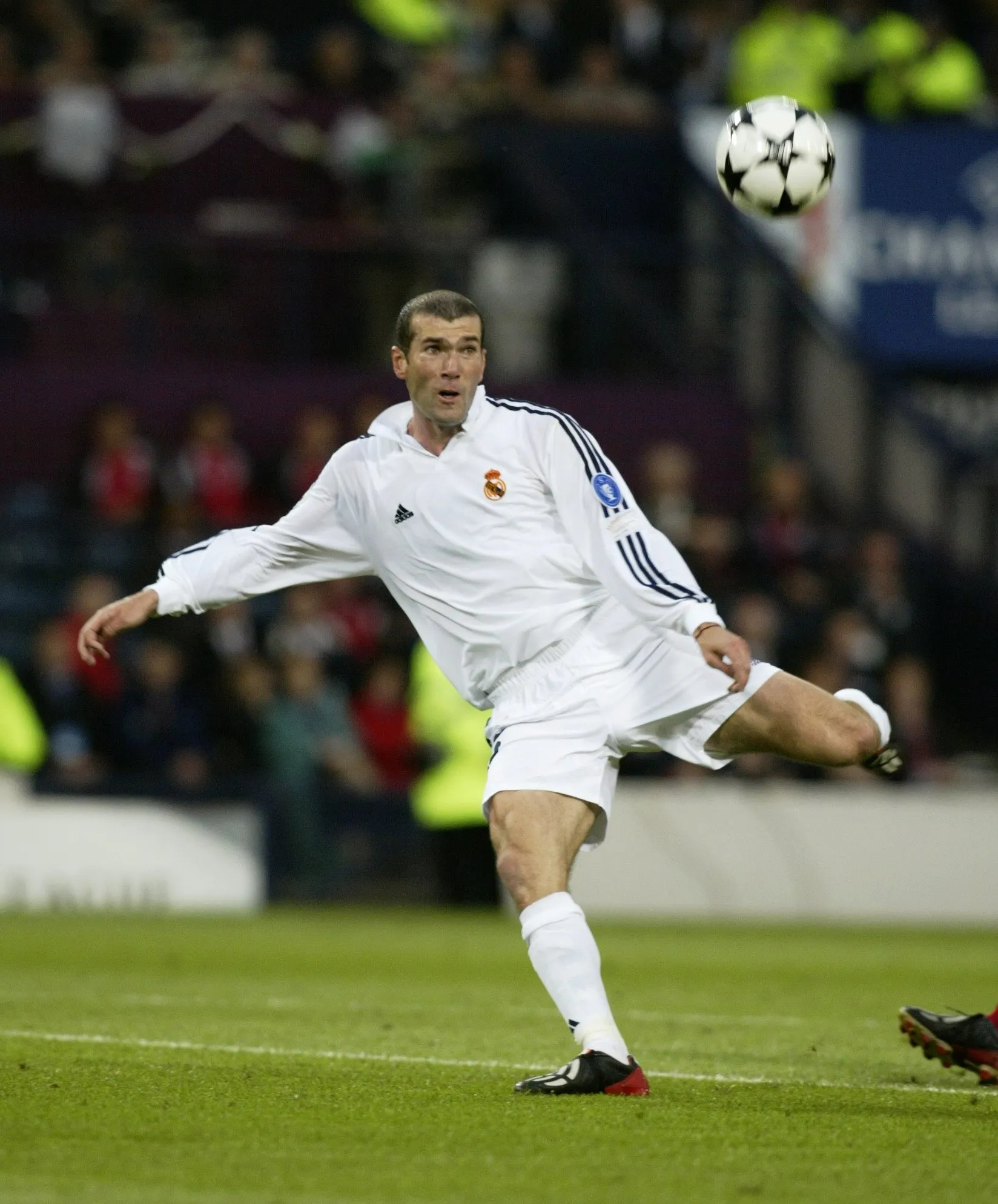 Zidane erzielte in diesen Fußballschuhen seinen Volleyschuss im Champions-League-Finale