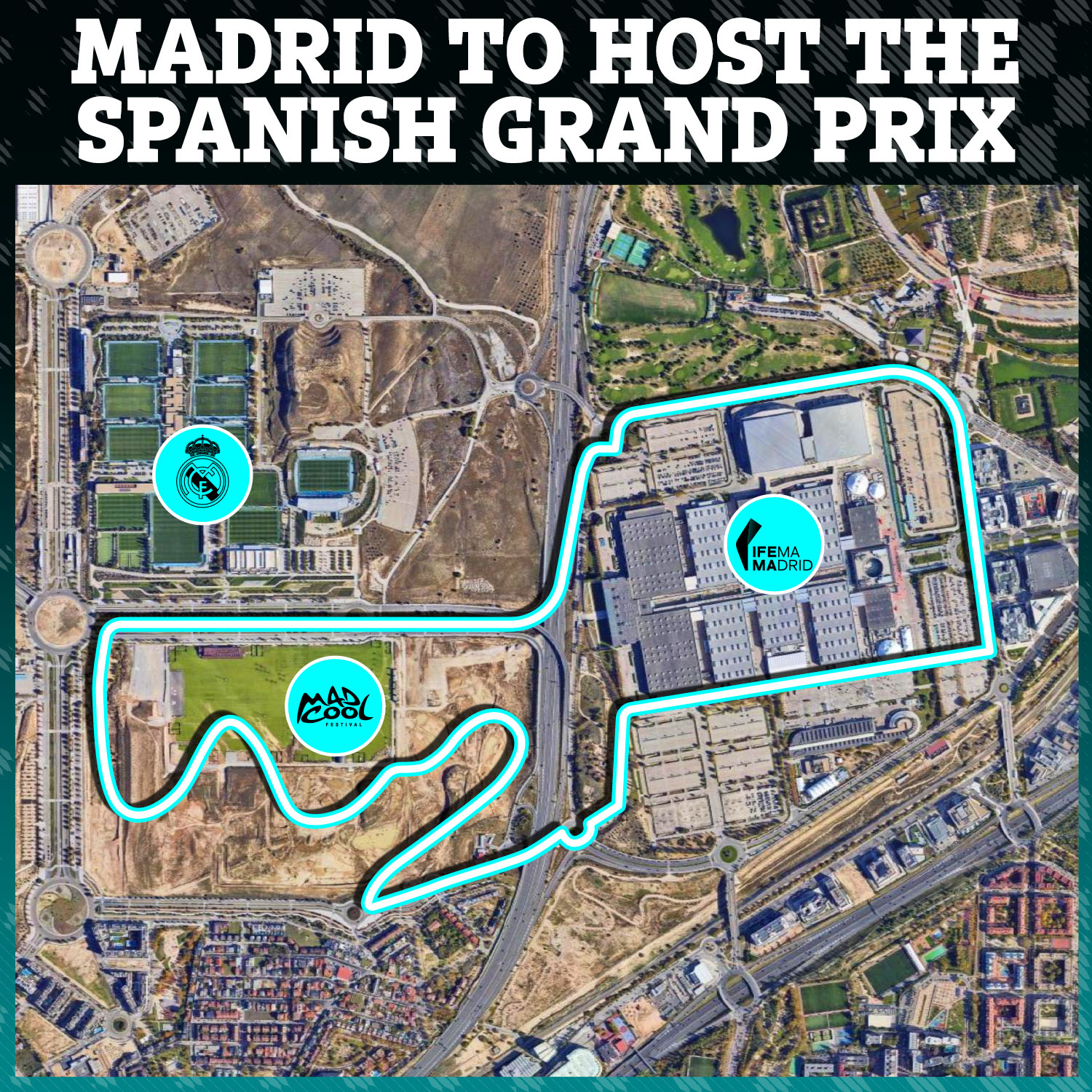 Wie die neue Rennstrecke in Madrid aussehen könnte