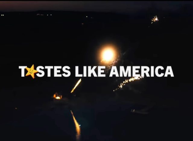 Hardees Geschmacks-wie-Amerika-Kampagne