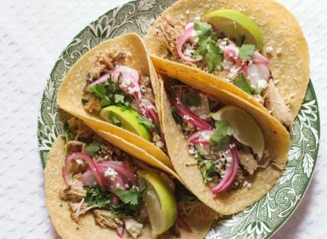 Schweinefleisch-Tacos
