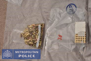 Ammunition seized as part of the Met's Operation Eternal