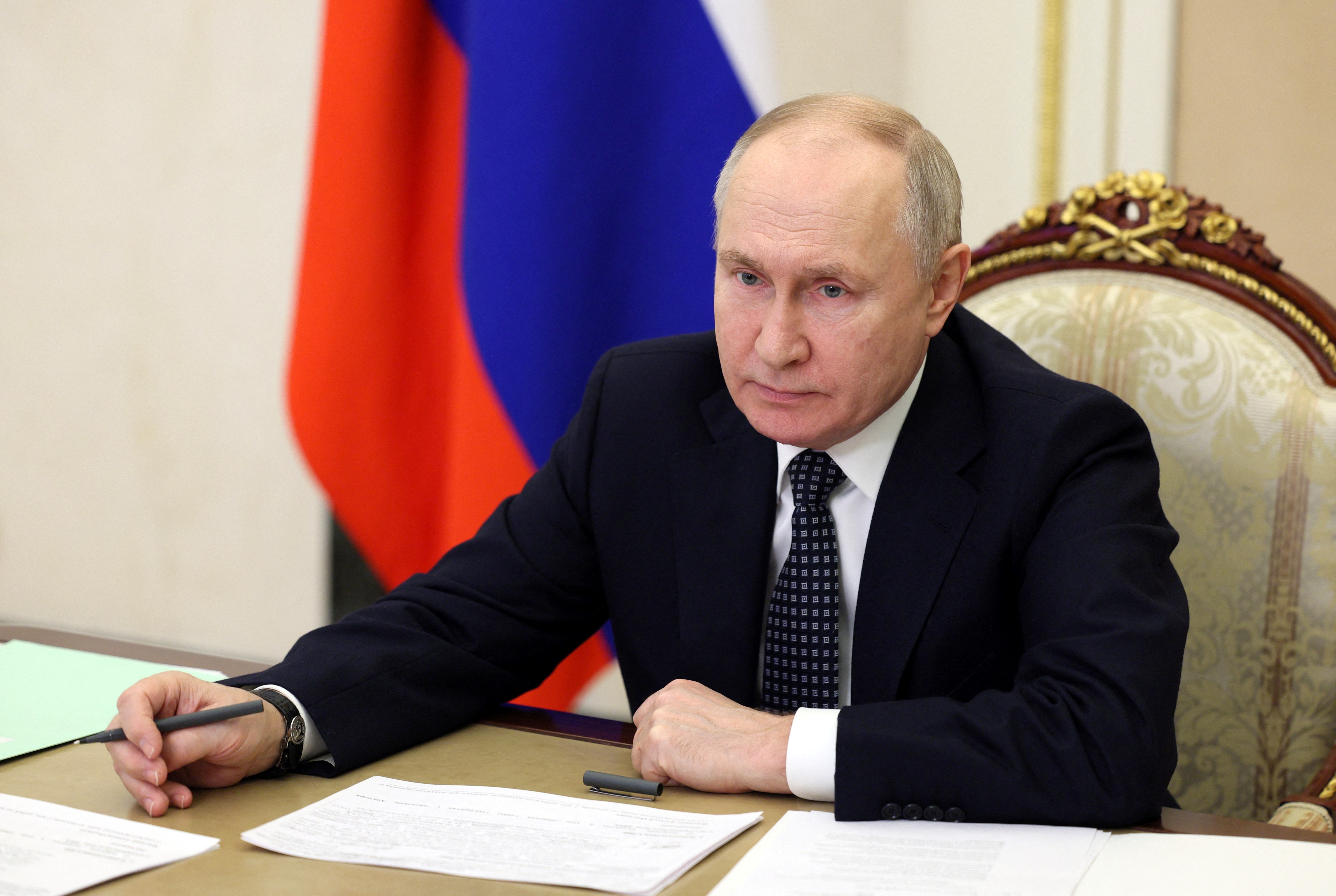 Es kommt Tage, nachdem ein durchgesickertes Militärdokument auf Putins „Plan“ für einen Krieg mit der Nato hingewiesen hat