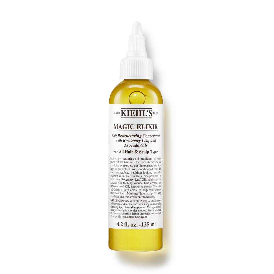 Kiehl's Magic Elixir Scalp and Hair Oil Treatment ist für alle Haartypen geeignet