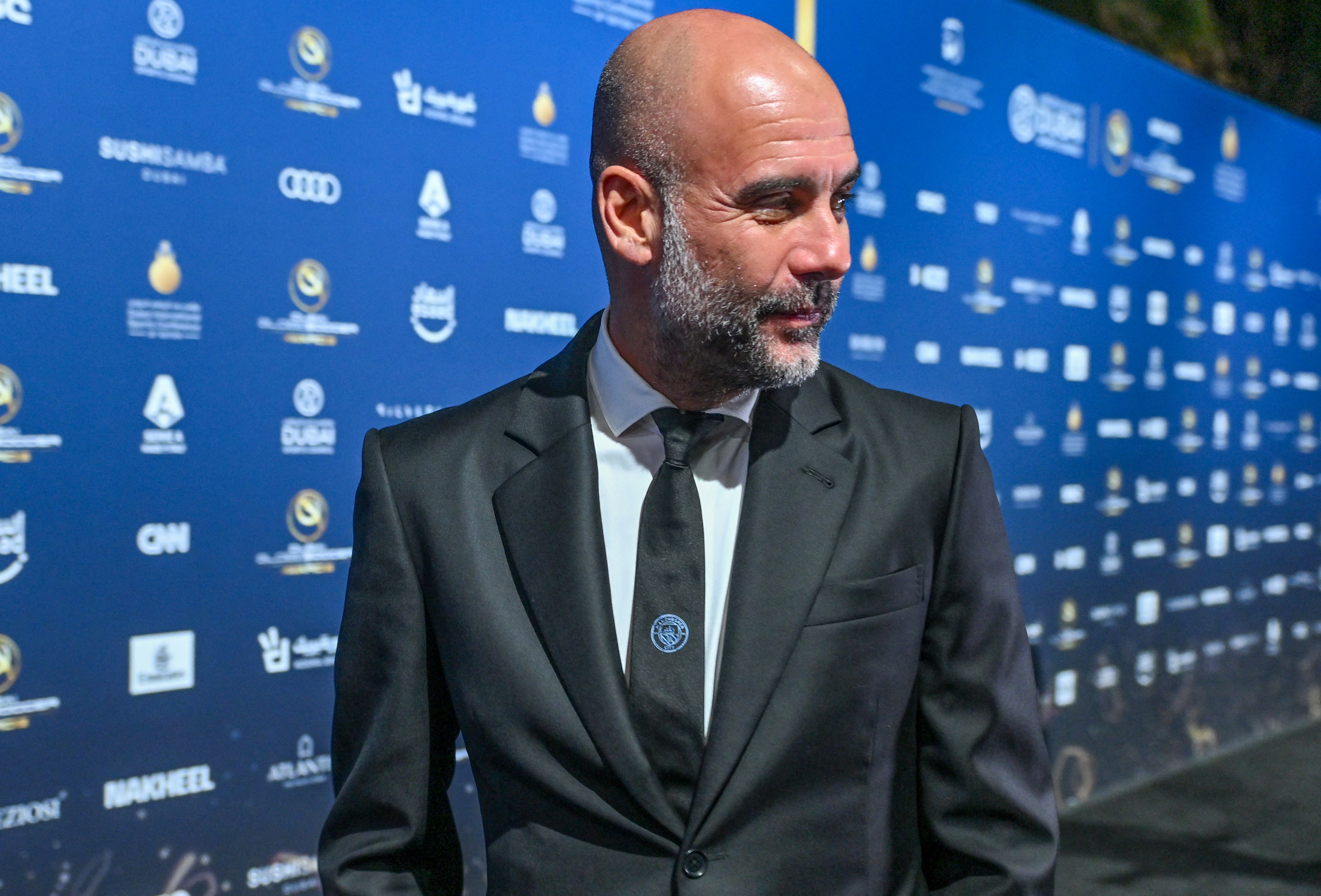 Auch Manchester Citys Trainer Pep Guardiola nahm an der Preisverleihung teil