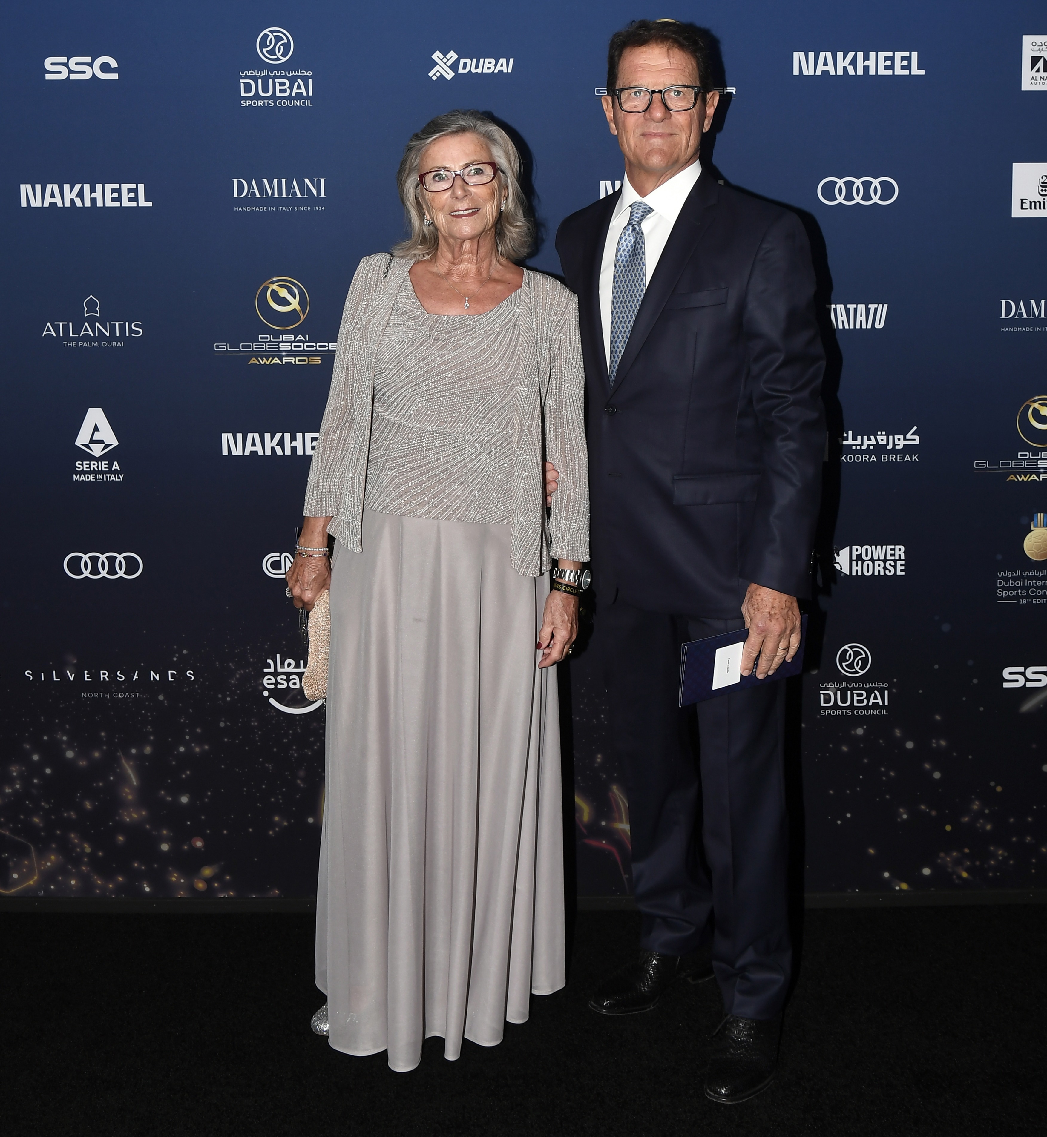 Ex-England-Boss Fabio Capello an der Seite seiner Frau Laura Ghisi