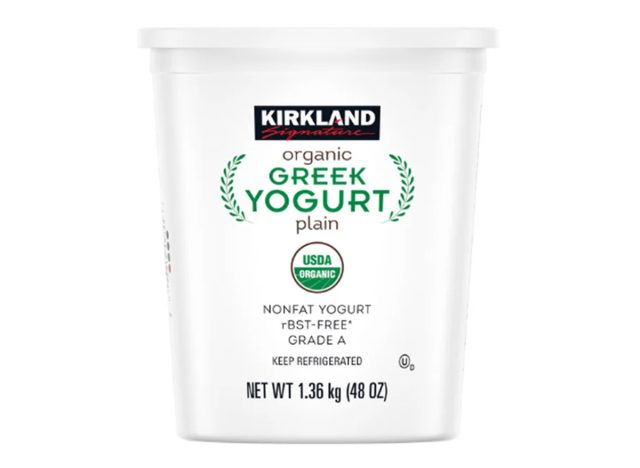 Kirkland Signature Organic Plain Nonfat Yogurt 