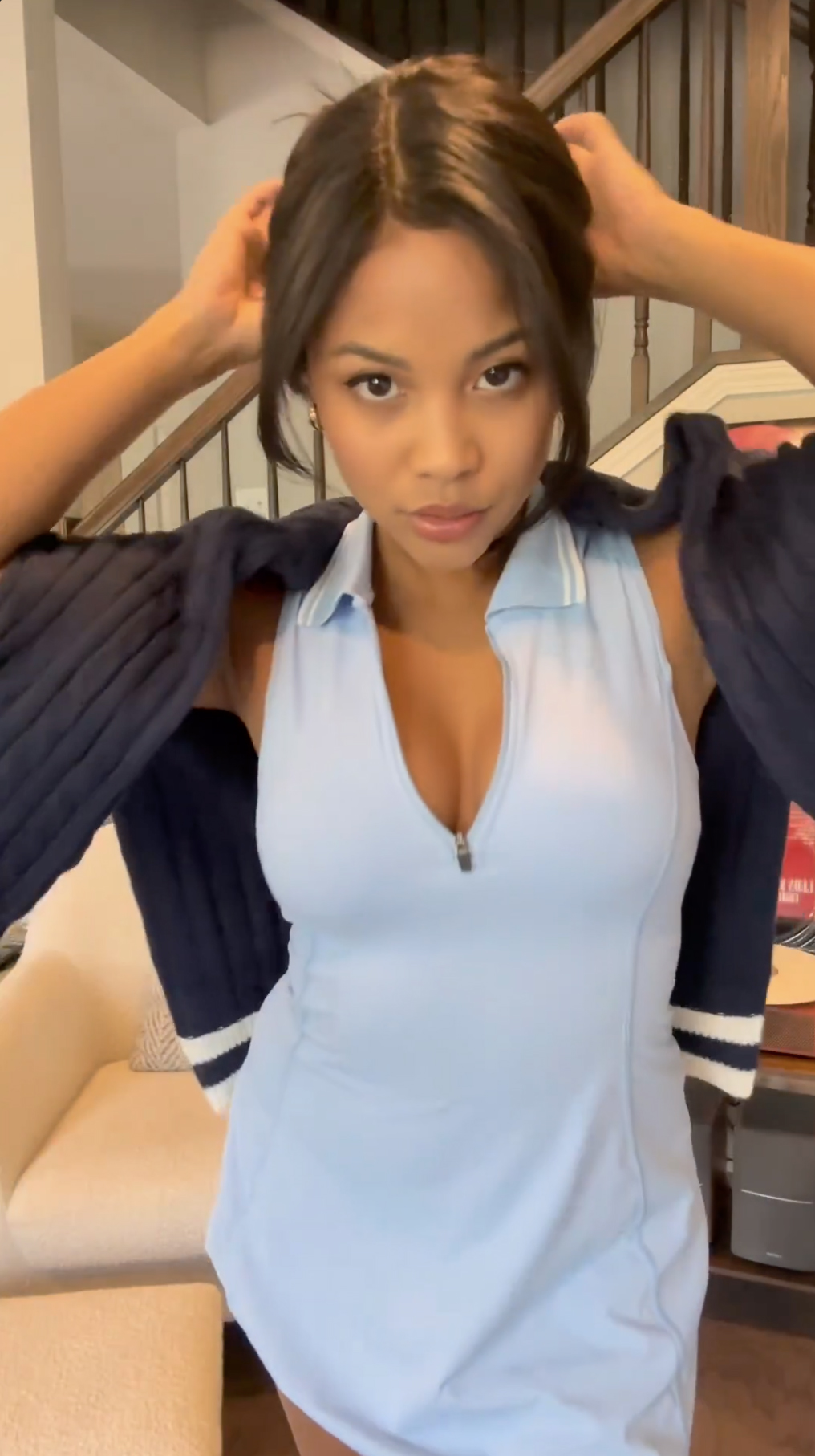 Der Social-Media-Star präsentierte ihr neuestes Golf-Outfit