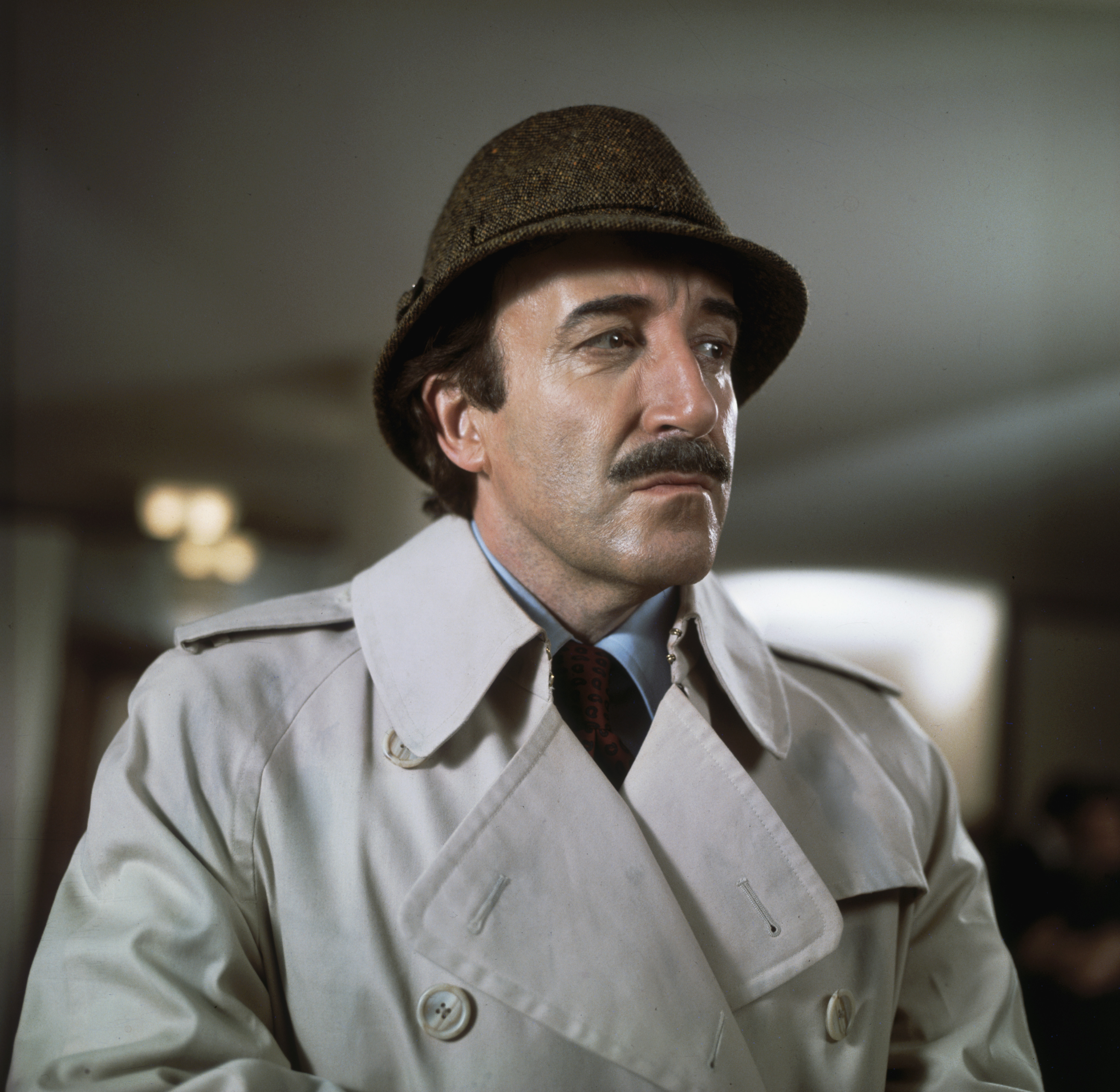 Der englische Komiker Peter Sellers war der Inspektor Clouseau in einem der Pink-Panther-Filme von Blake Edwards