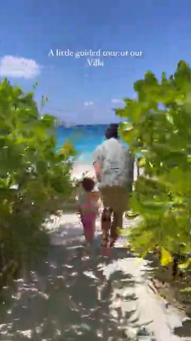 Ben und Aura machten sich von ihrem Garten aus direkt auf den Weg zum Strand