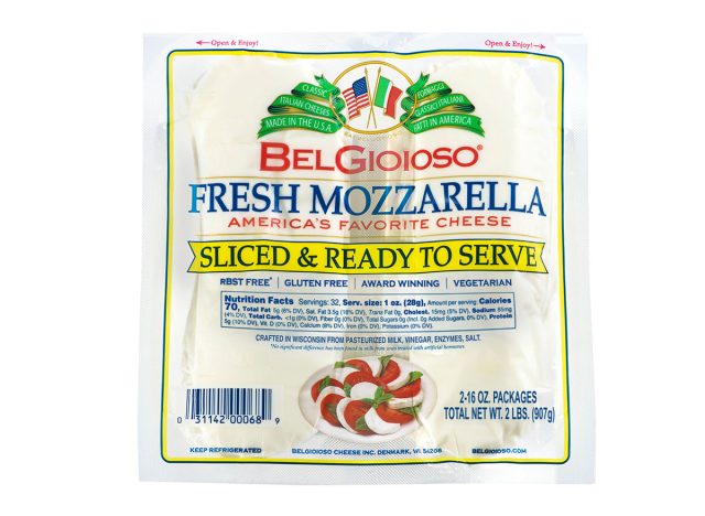 Packung Belgioioso-Mozzarella-Scheiben