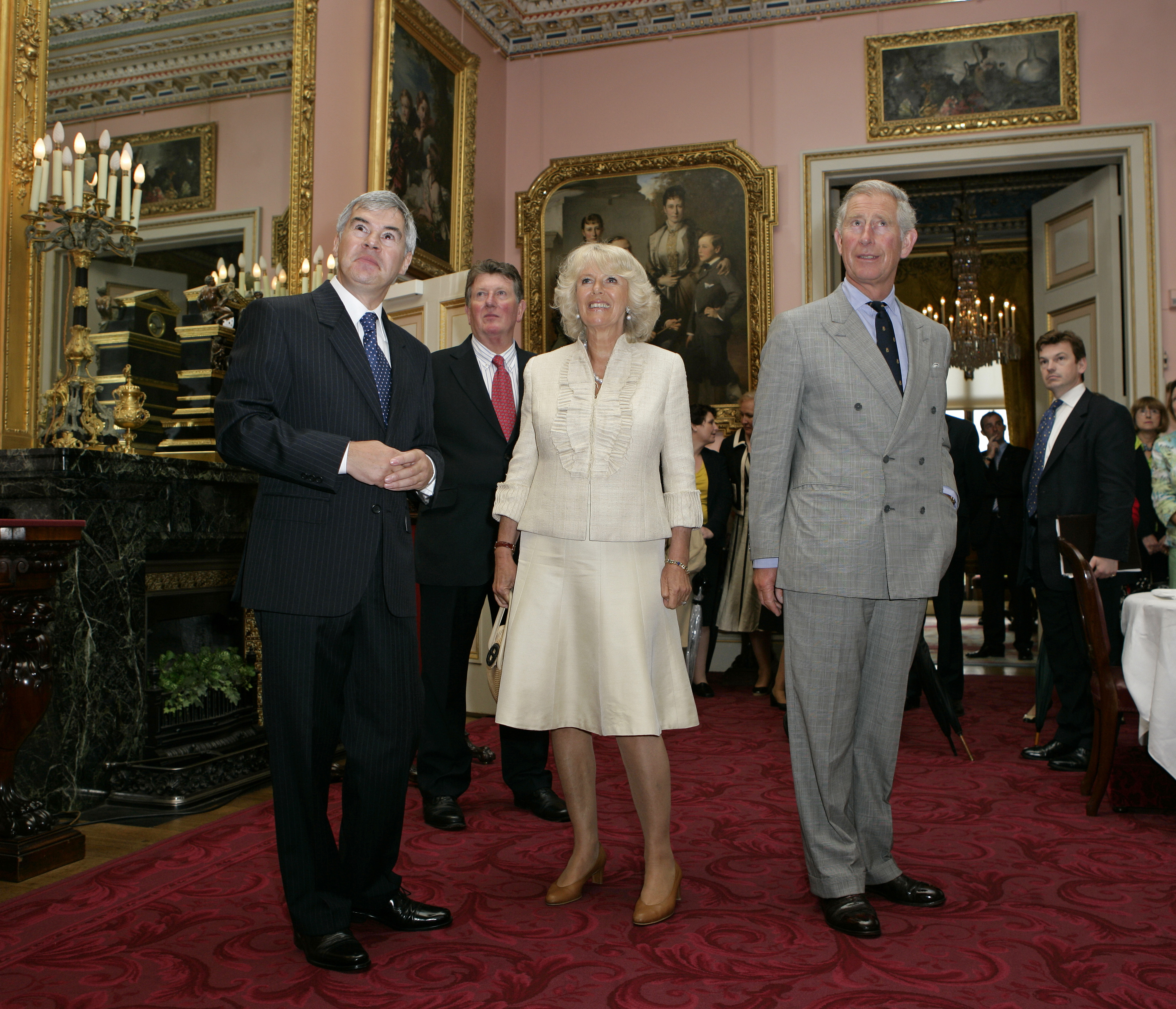 König Charles und Königin Camilla im Haus im Jahr 2009