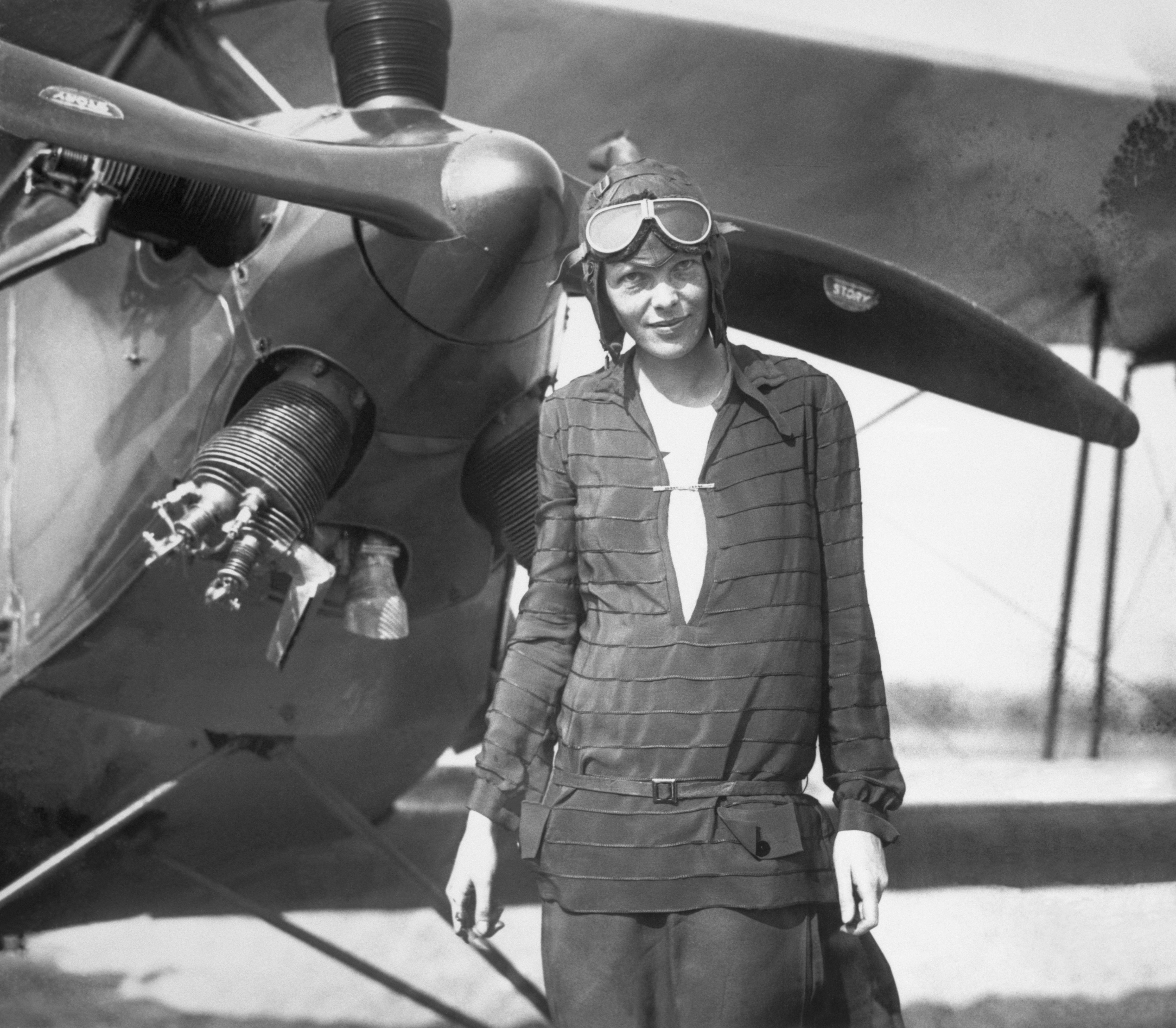 Earhart war die erste Frau, die alleine den Atlantik überquerte