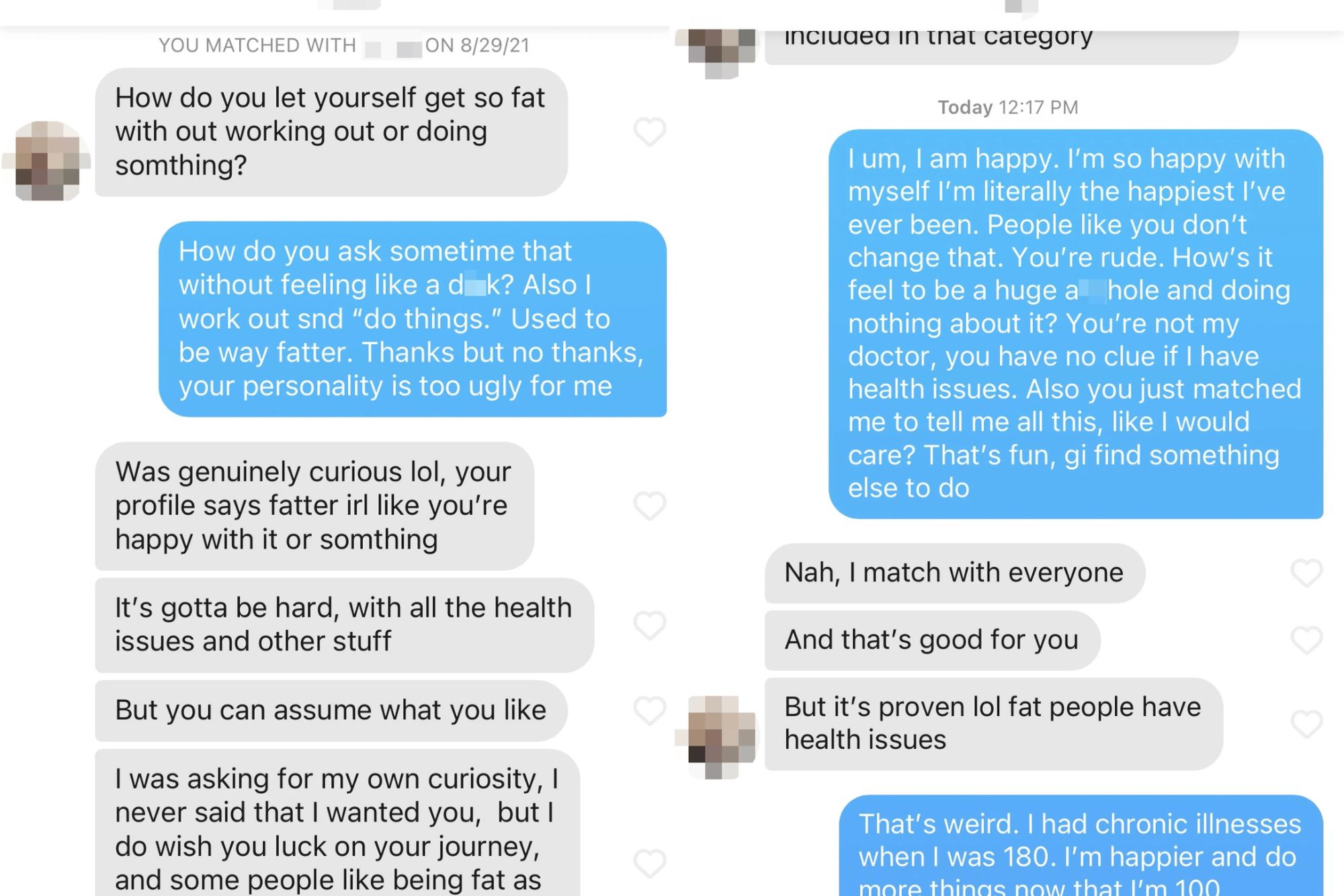 Annie wird von Leuten, mit denen sie über Dating-Apps gematcht hat, wegen ihrer Körpergröße beschimpft