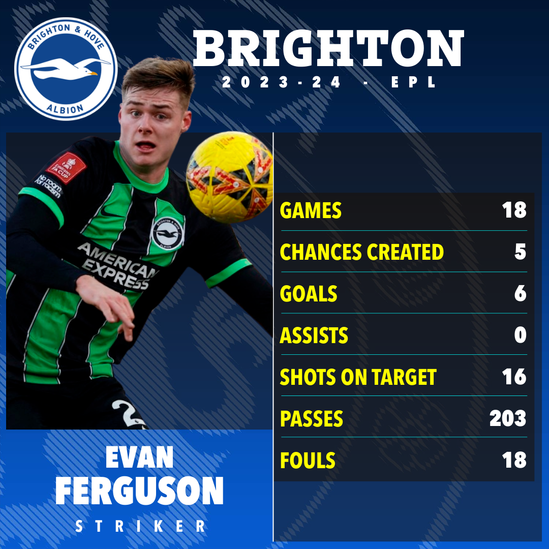 Ferguson hat in dieser Saison in Brighton erneut beeindruckt