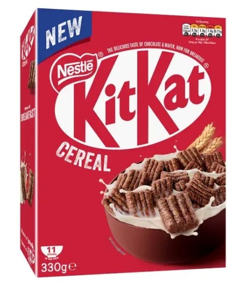 In Kit Kat-Müsli sind 7,4 g Zucker pro 30 g Portion enthalten