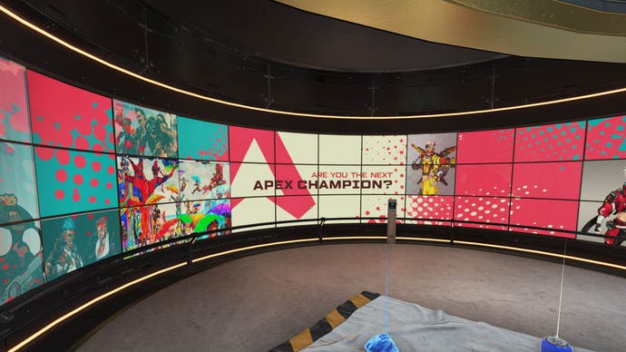 Offizielles Bild der Apex-Legenden-Breakout-Apex-Champion-Museumsausstellung
