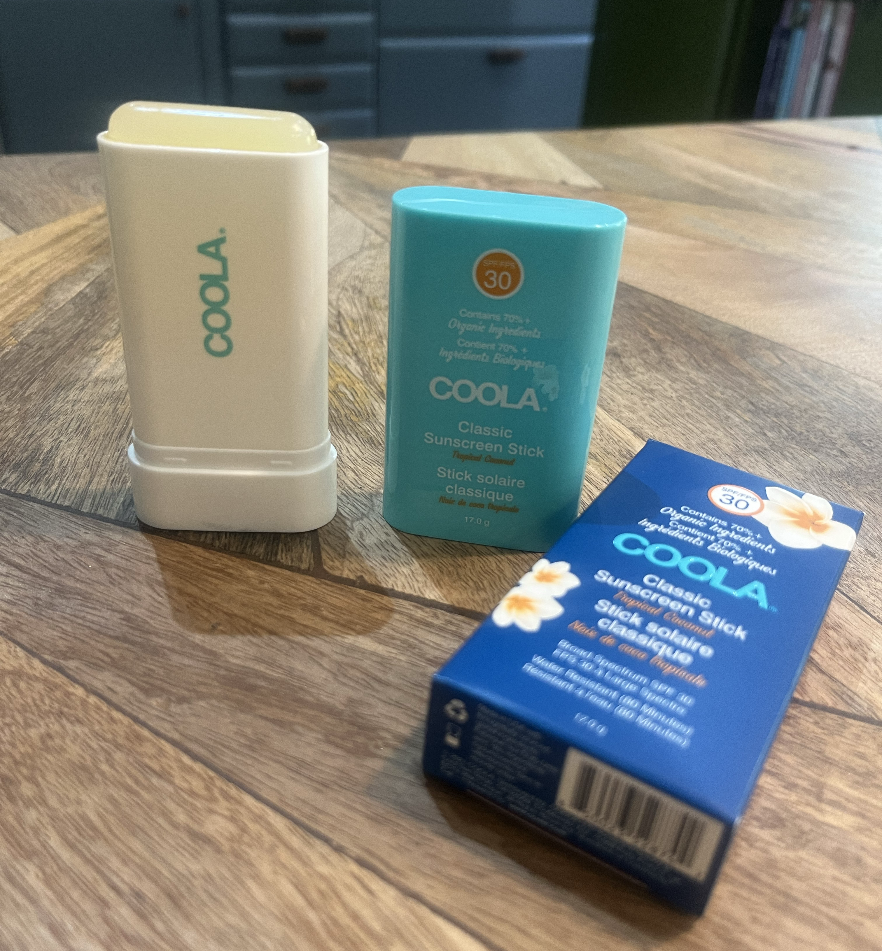 The Coola Classic Sunscreen Stick makes it easy to top up throughout the day.