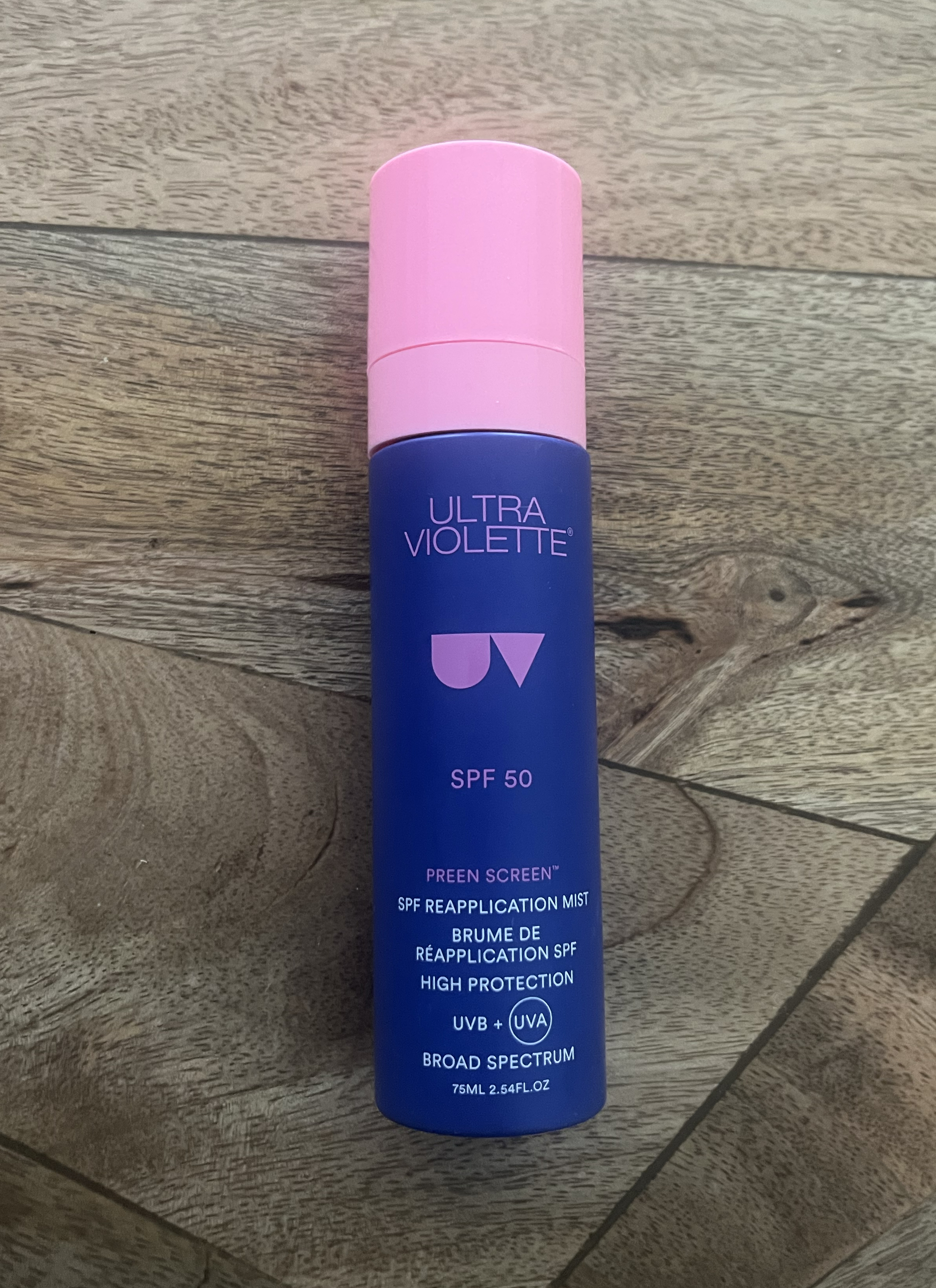 Ultra Violette is perfect for reapplication on hot days.