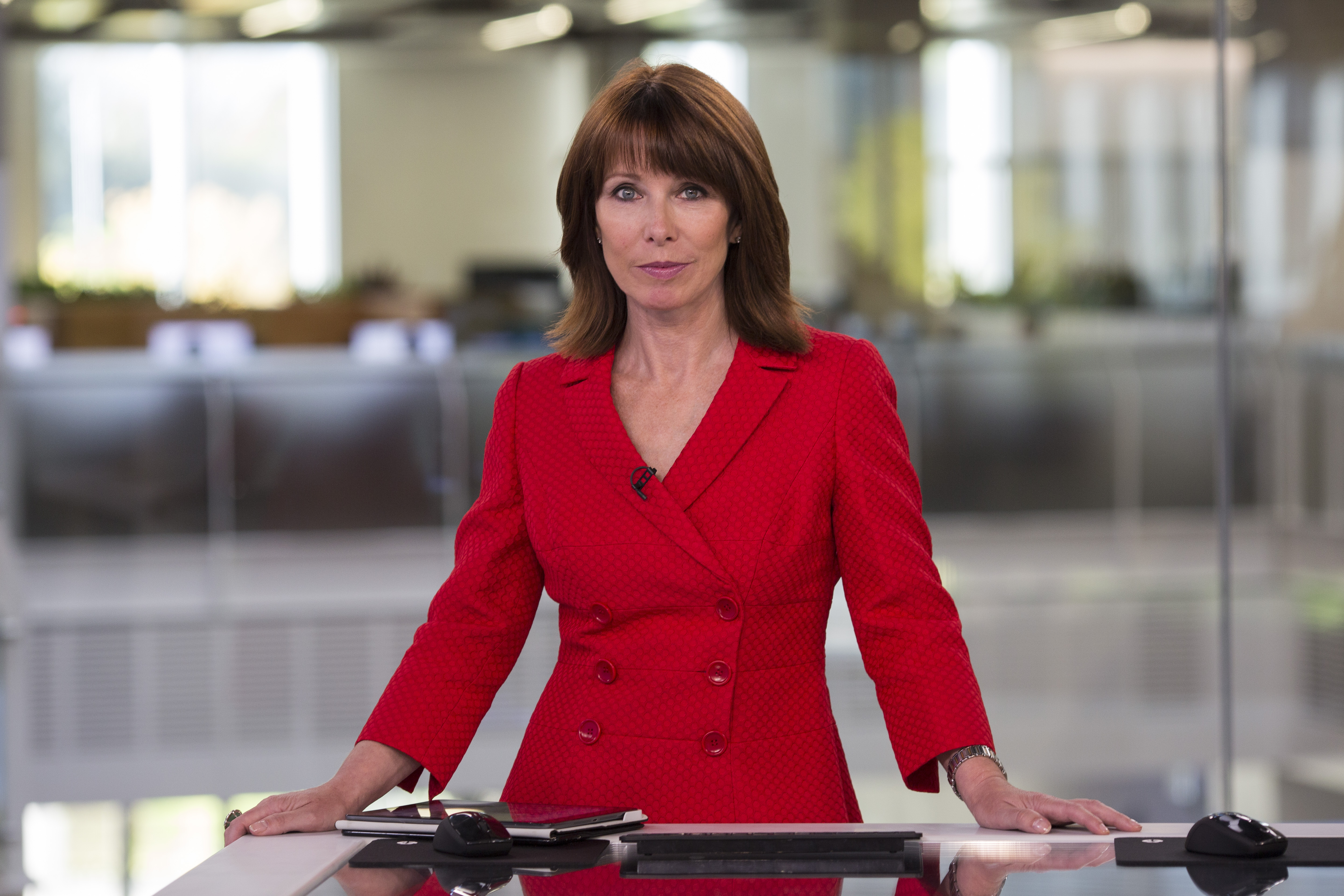 Sky News-Moderator Kay Burley ist seit dem Start bei SkyTv