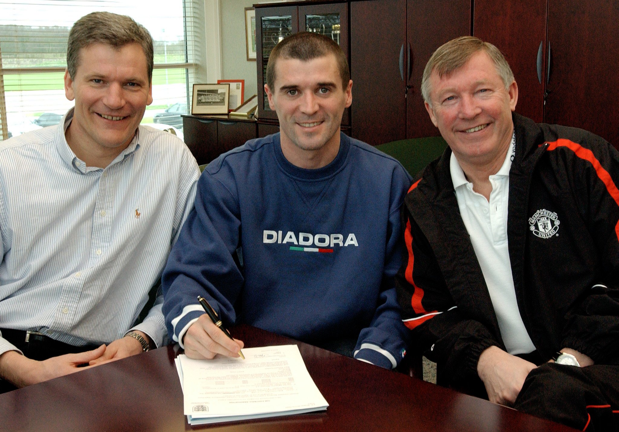 Keane wurde 2005 nach einem Streit mit Sir Alex Ferguson entlassen
