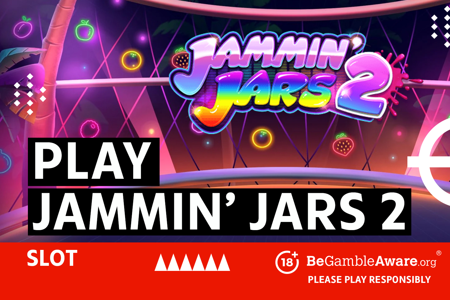 Spielen Sie den Jammin' Jars 2-Slot.  18+ BeGambleAware.org – Bitte spielen Sie verantwortungsbewusst.
