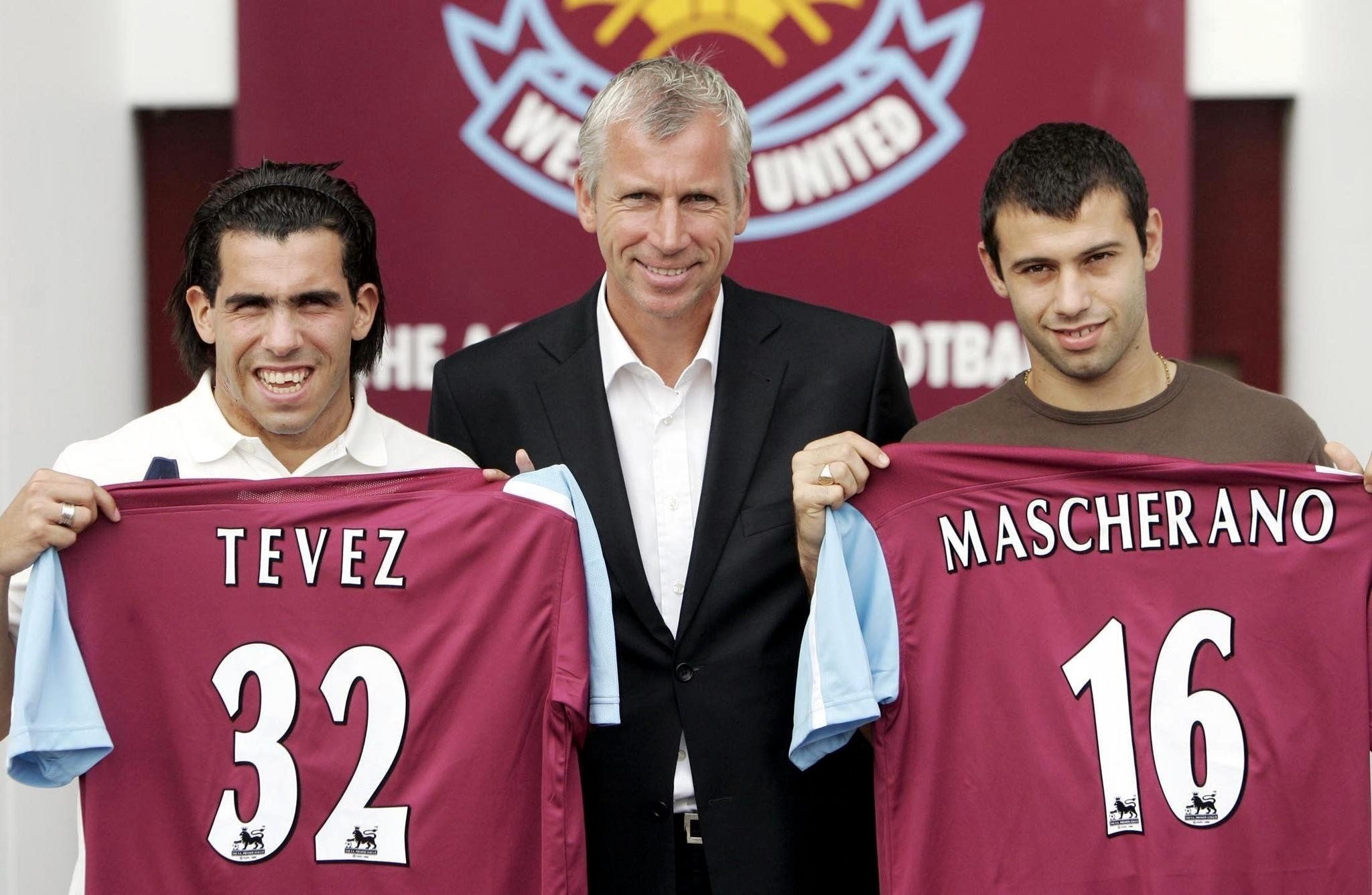 Carlos Tevez und Javier Mascherano schockierten die Welt, als sie 2006 bei West Ham unterschrieben