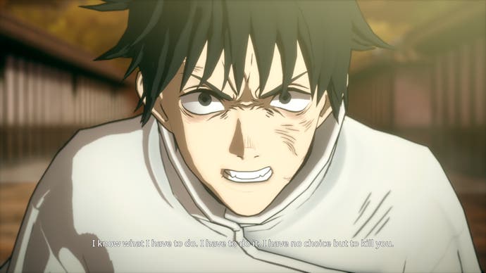 Jujutsu Kaisen: Cursed Clash-Screenshot von Yuta, der jemanden bedroht