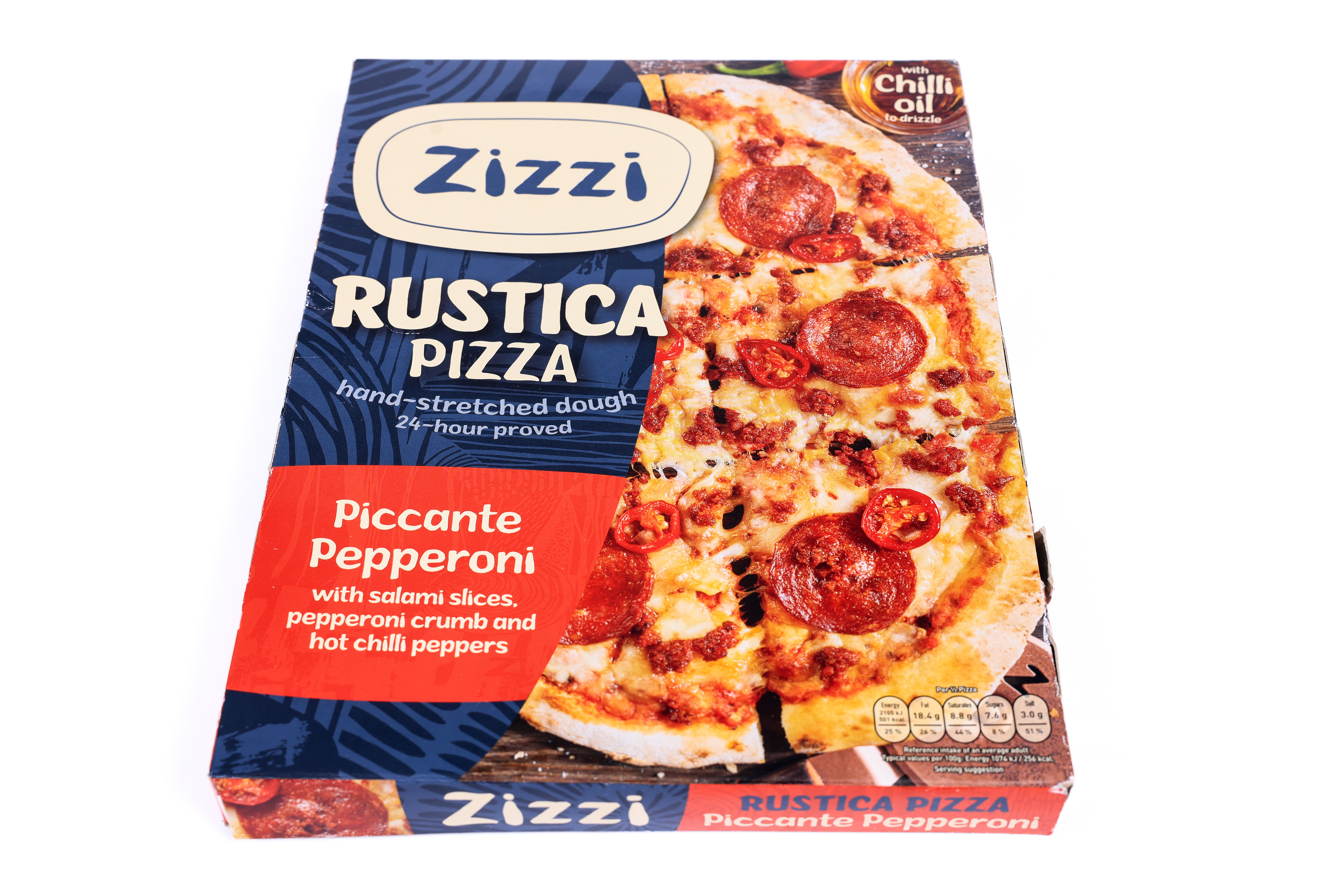 Zizzis Rustica Piccante Pepperoni Pizza kostet bei Morrisons 4,25 £