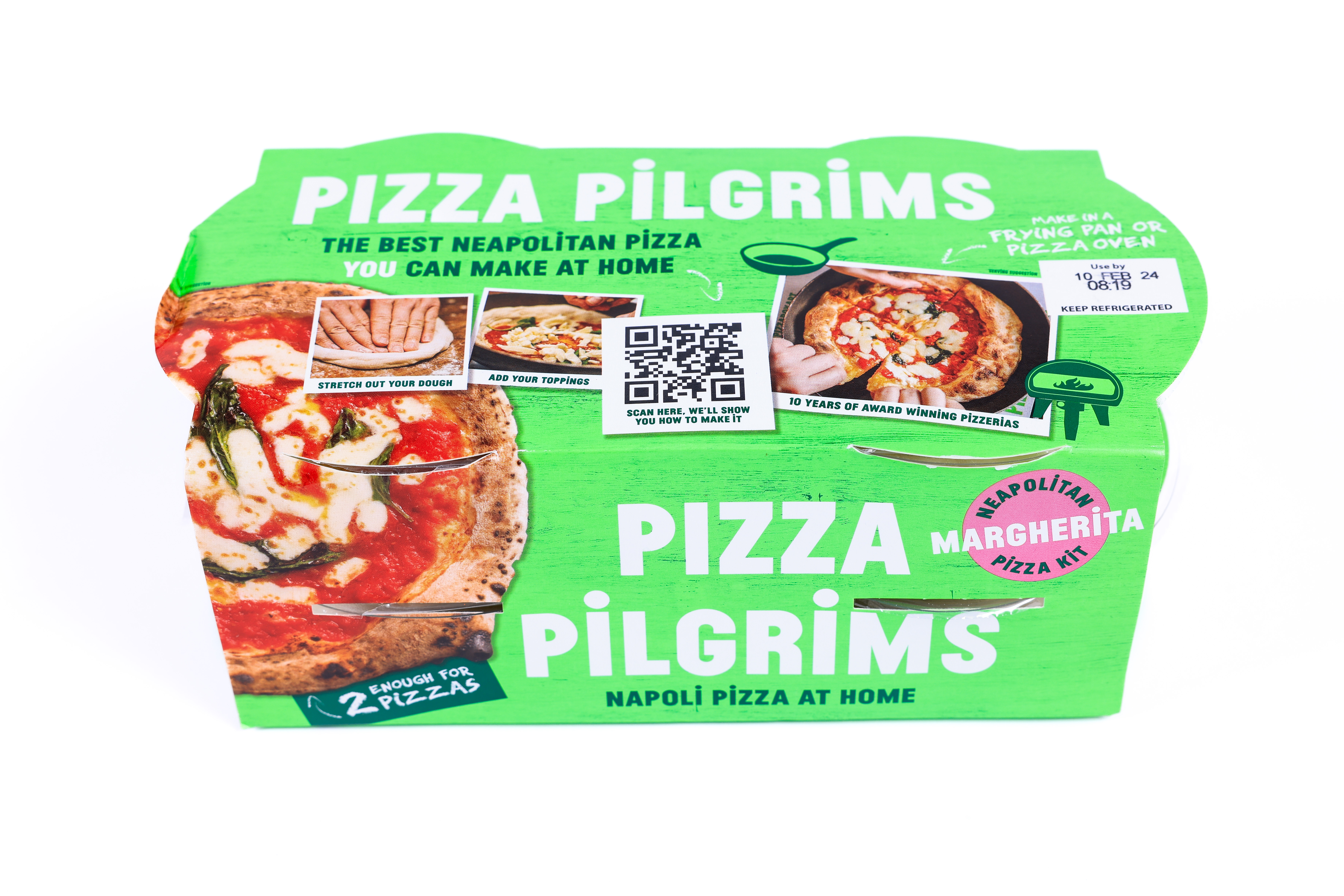 Das Napoli Pizza At Home Kit von Pizza Pilgrims kostet 7,50 £ bei ocado.com