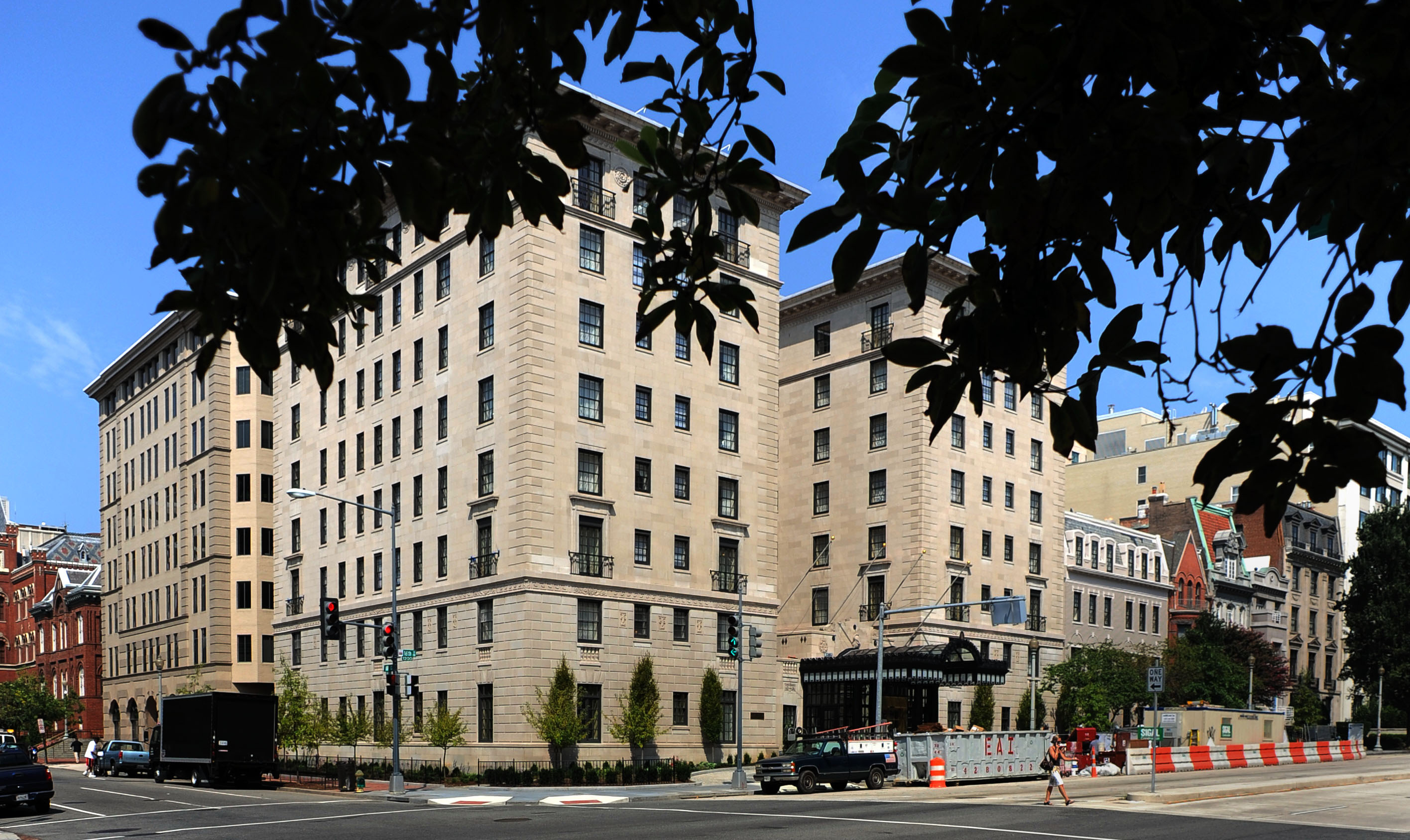 Das führende Luxushotel in Washington D.C. war einst ein Block mit Luxusapartments