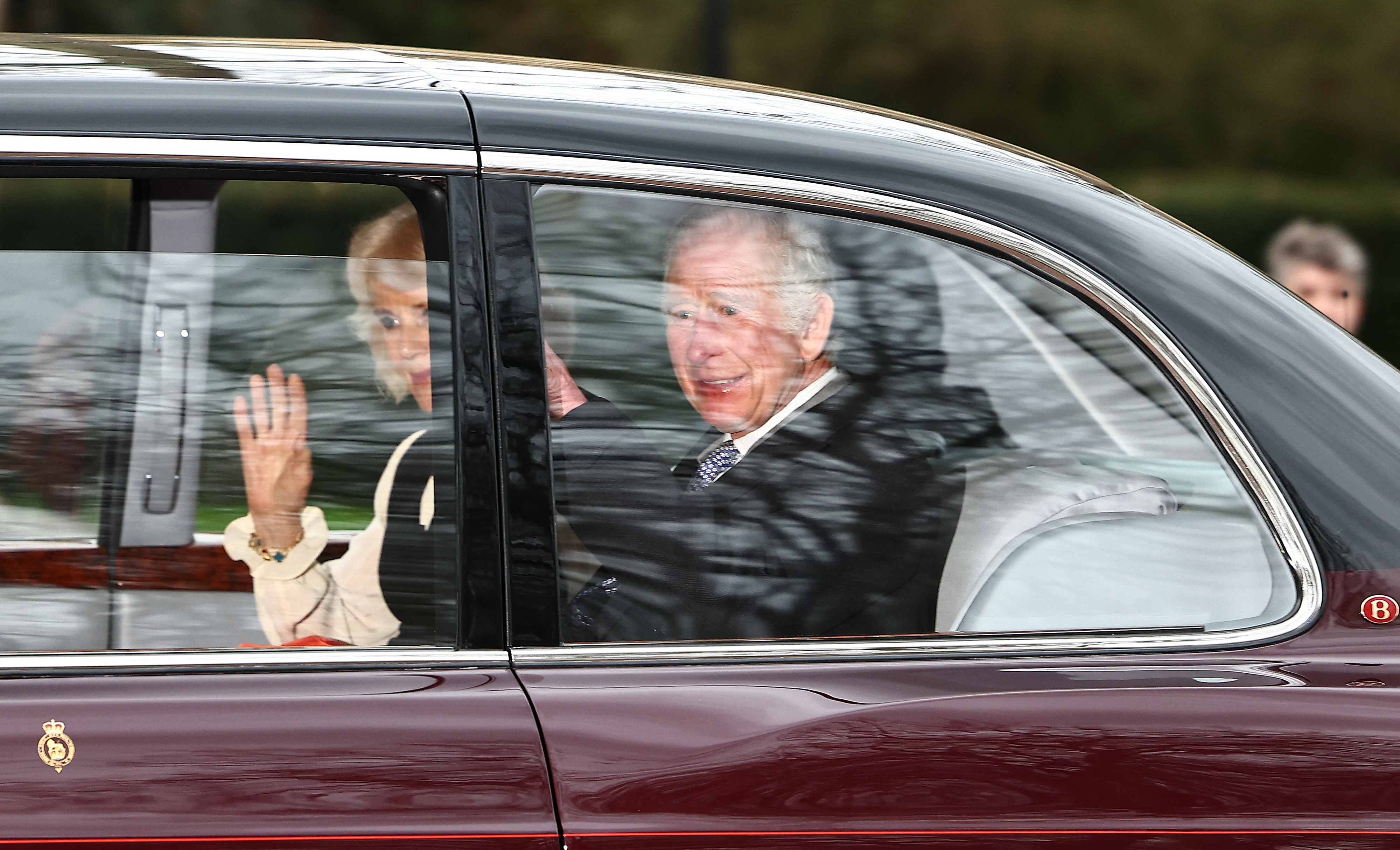 His Majesty and Queen Camilla spotted for the first time since the announcement