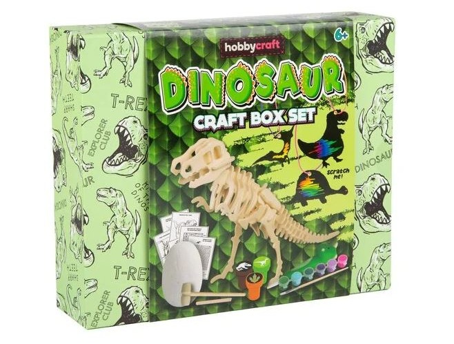 Sparen Sie in diesem Halbjahr 5 £ beim Kauf der Dinosaurier-Bastelbox