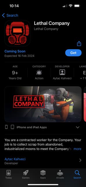 Lethal Company im App Store