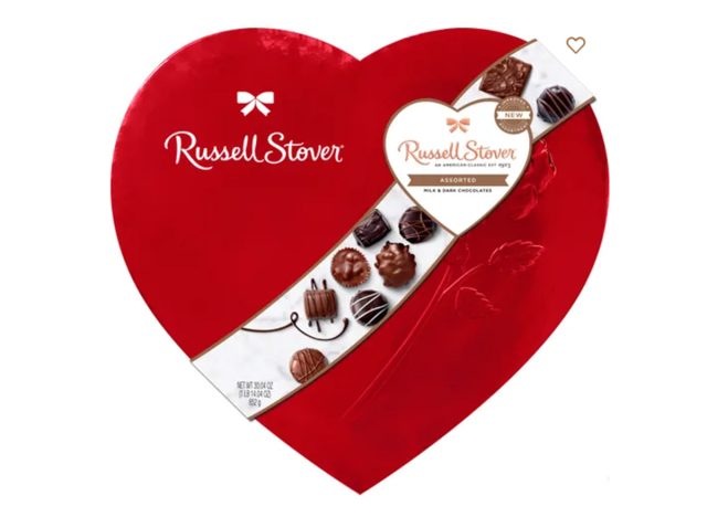Russell Stover Schokoladen-Herzschachteln