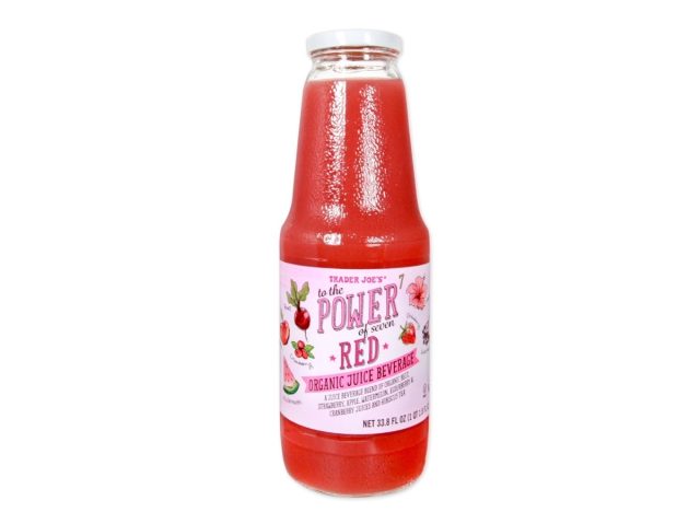 power of red trader joe's organic juice beverage