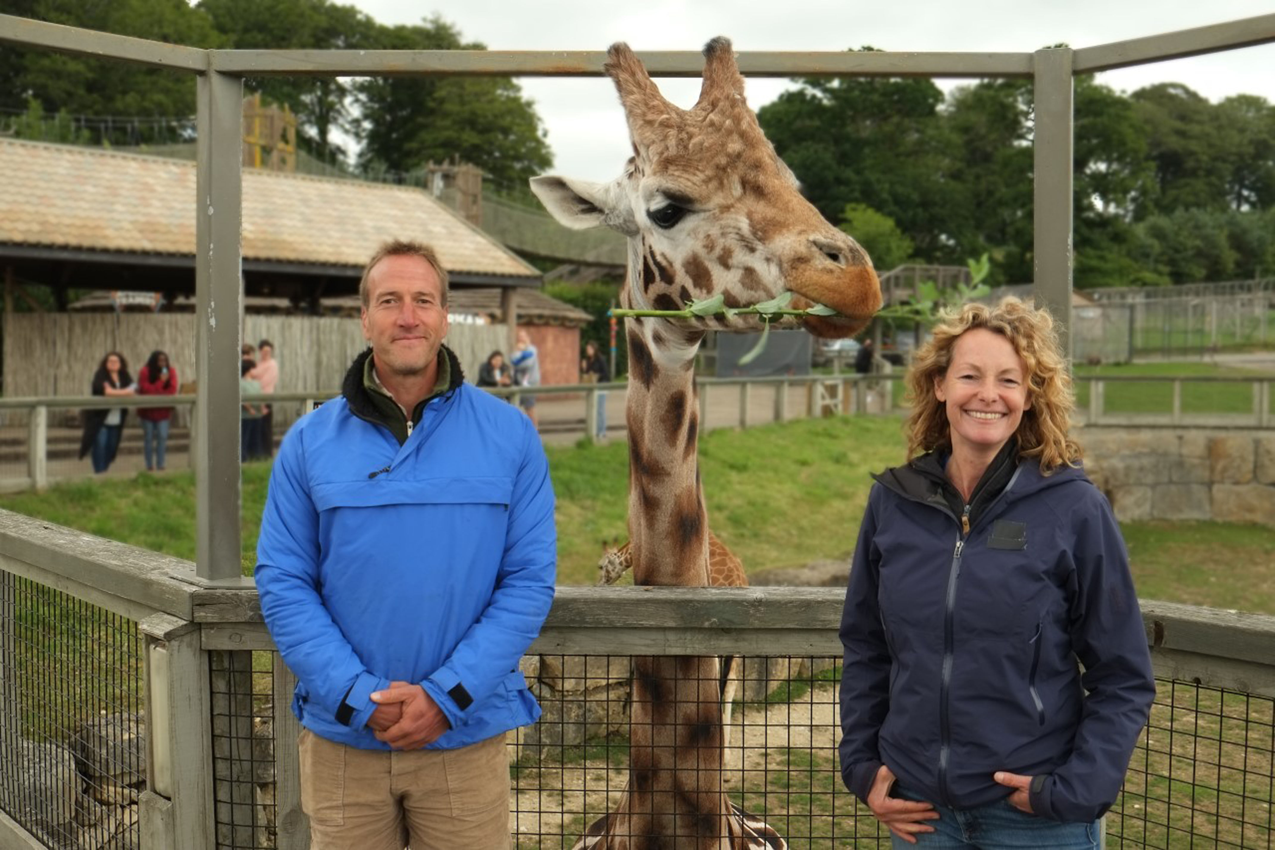 Ben moderiert BBC Two's Animal Park mit Kate Humble
