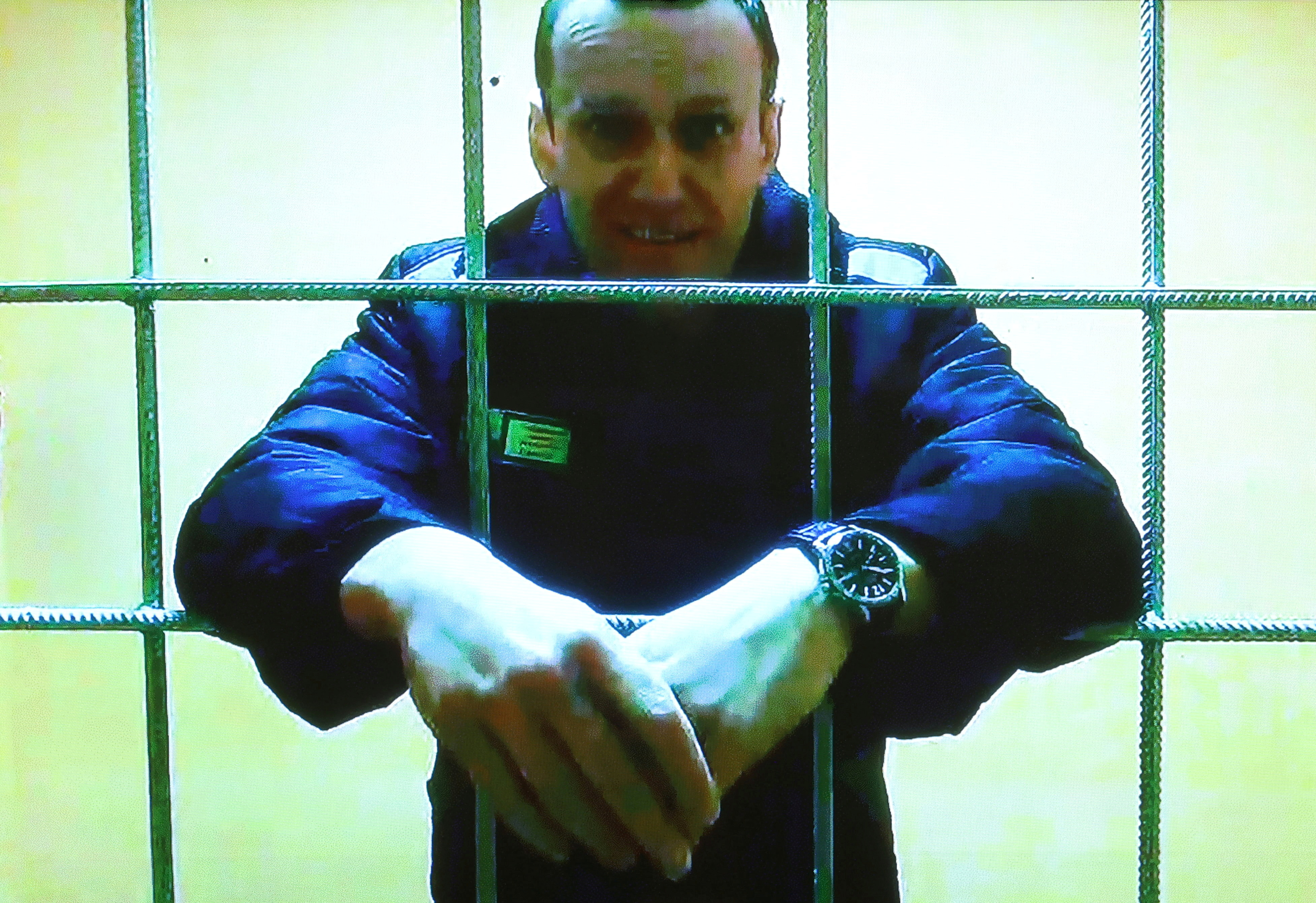Nawalny verbüßte eine Gefängnisstrafe von drei Jahrzehnten