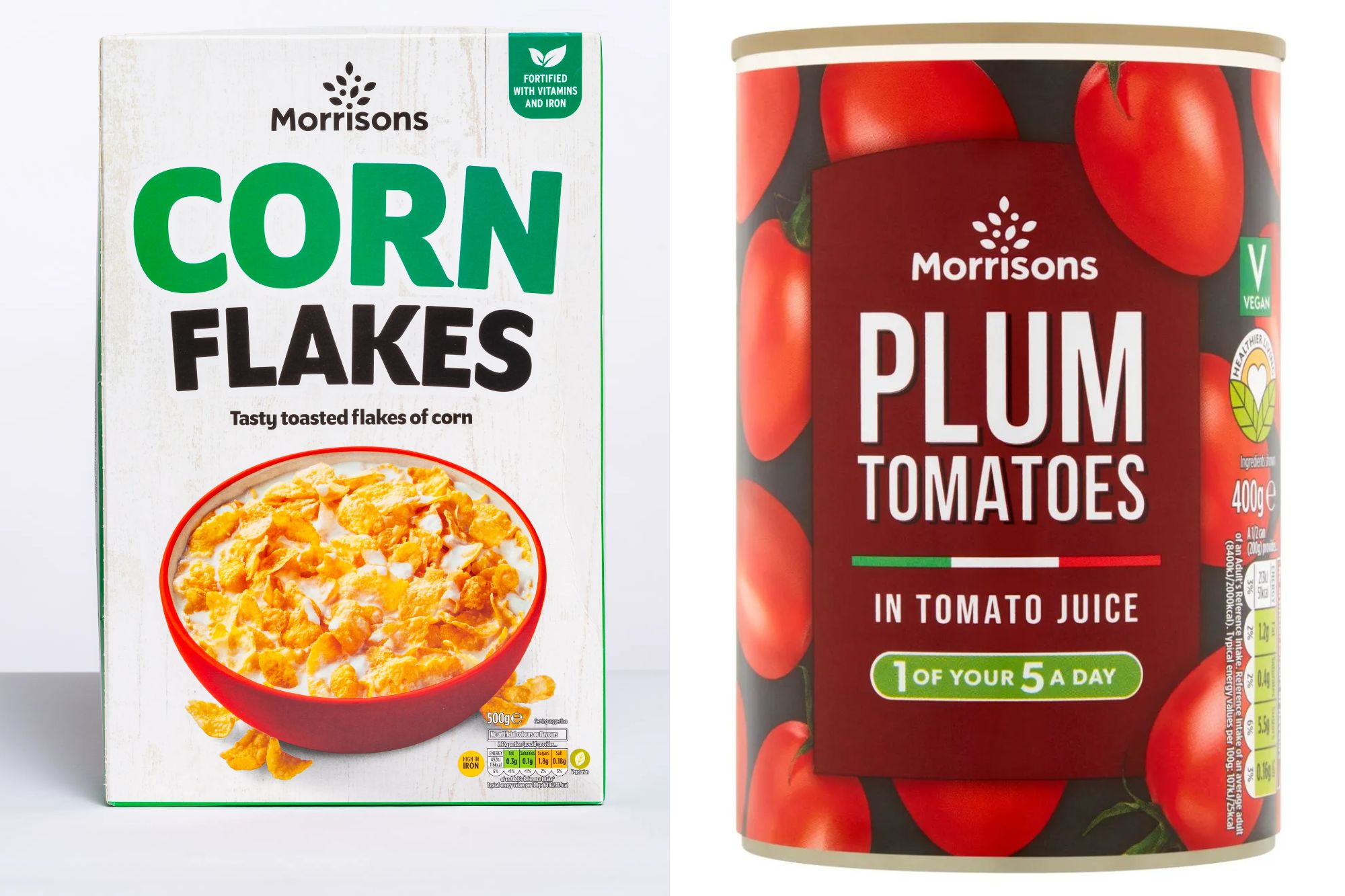 Morrisons hat versprochen, Aldi bei 200 Produkten von Cornflakes bis hin zu Tomatenkonserven gleichzuziehen
