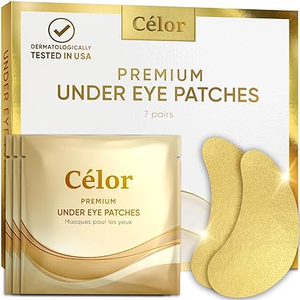 Die Célor Under Eye Patches enthalten Inhaltsstoffe, die nachweislich gegen Hautalterung und Schwellungen der Haut wirken (Produktfoto)
