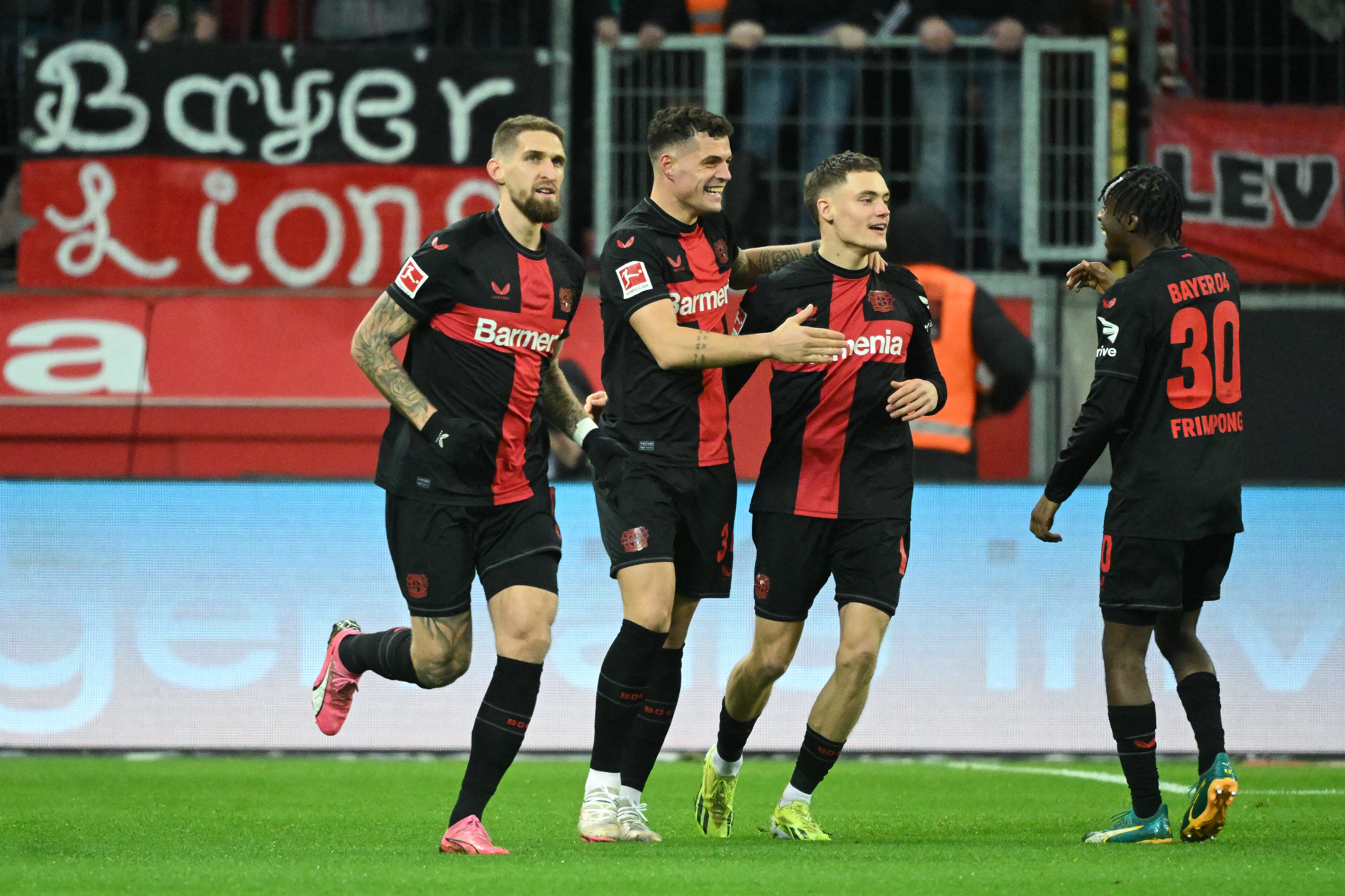 Granit Xhaka hat seinen Treffer bei Bayer Leverkusen in mehrfacher Hinsicht genossen