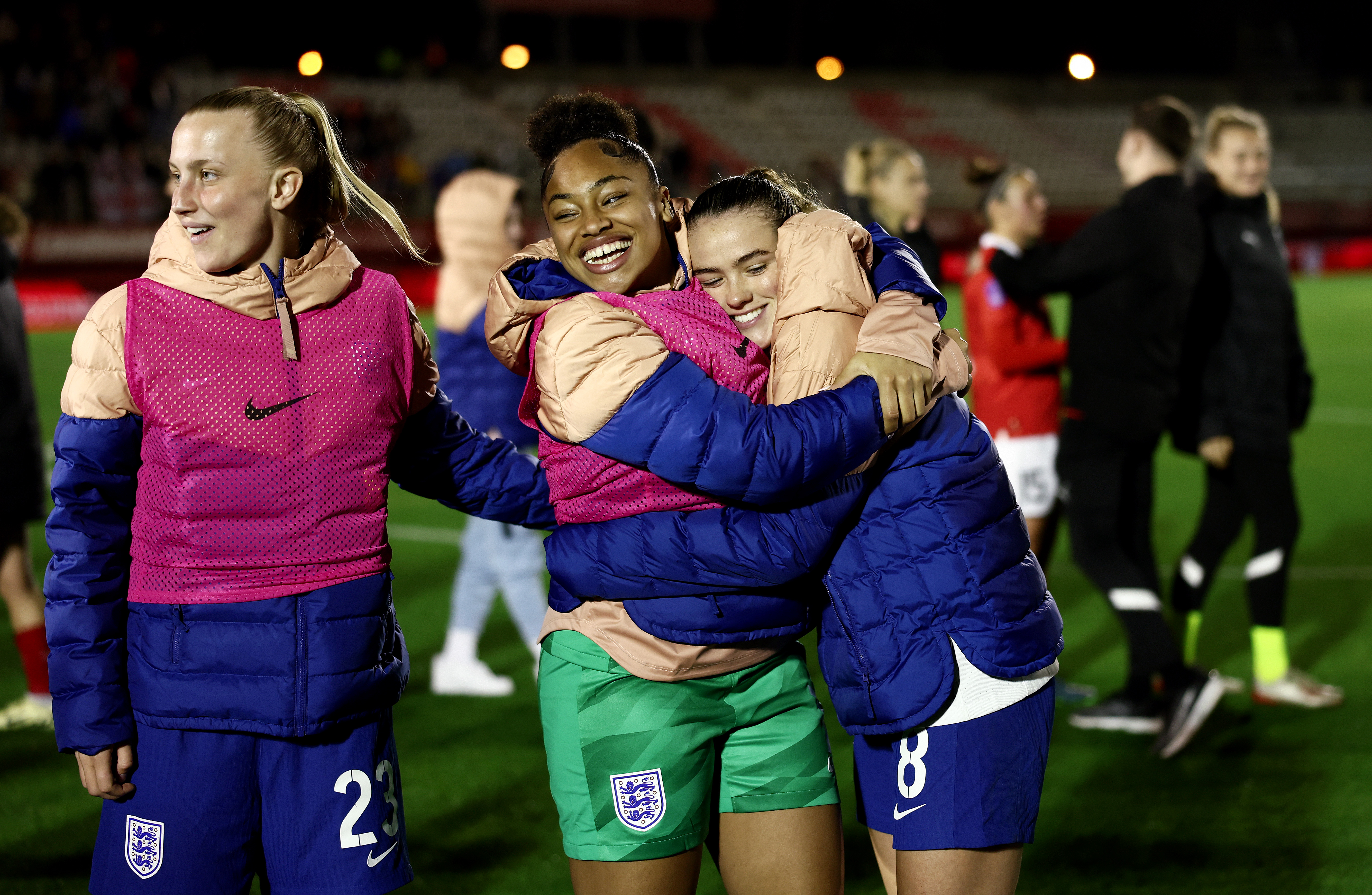 Aggie Beever-Jones und Khiara Keating waren für England ungenutzte Einwechselspieler, könnten aber gegen Italien einige Minuten im Einsatz sein