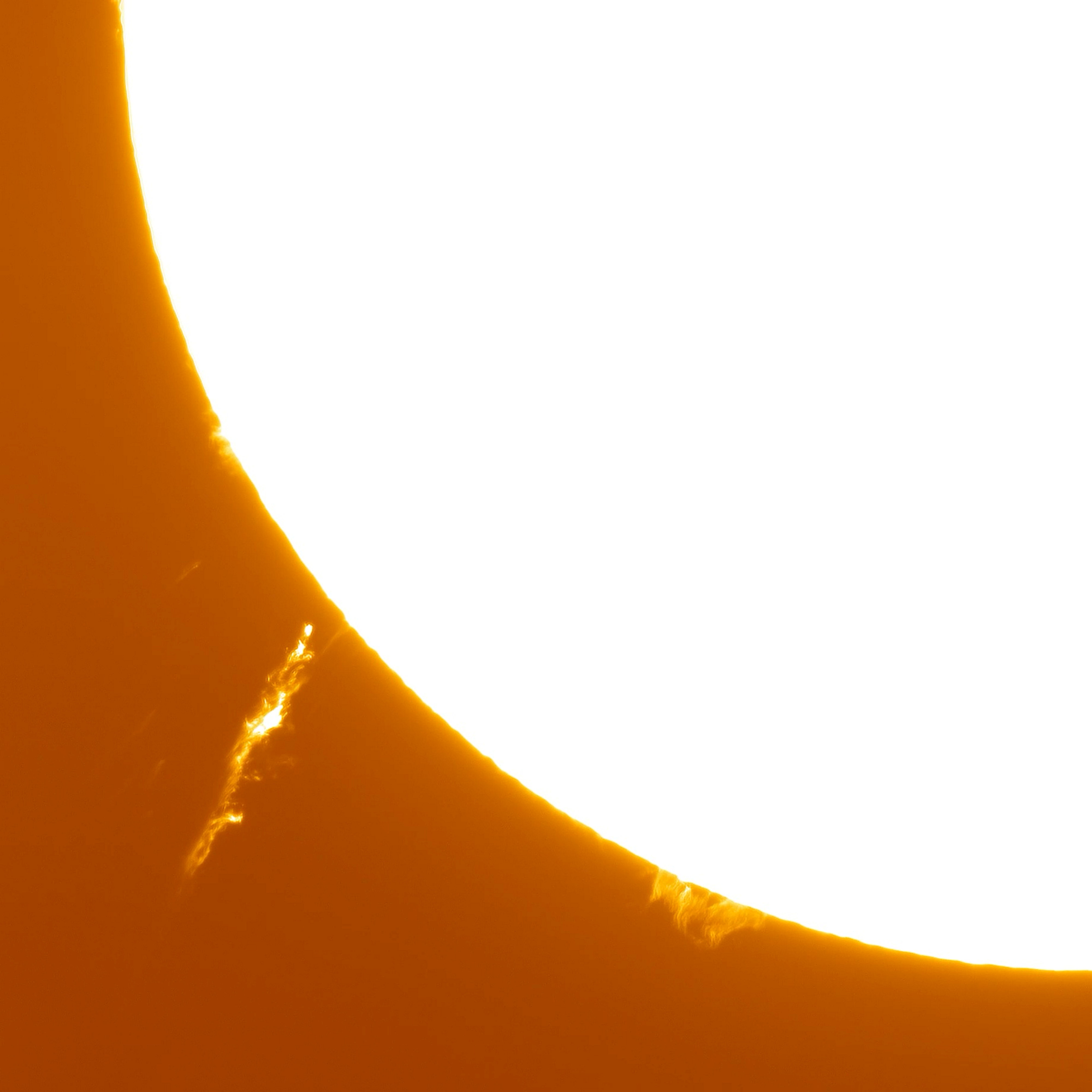 Die Oberfläche der Sonne hat eine Temperatur von 5600 Grad