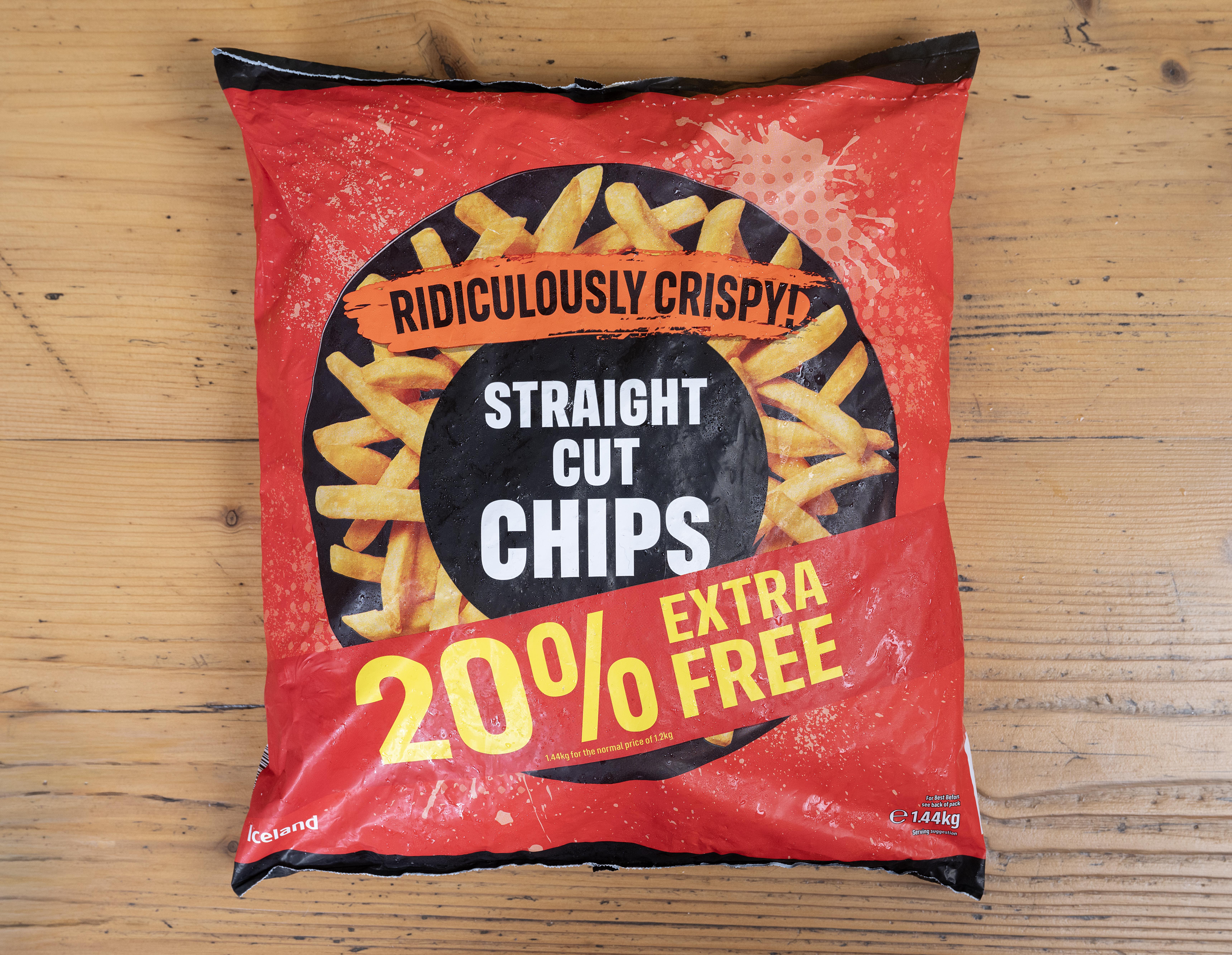 Island Straight Cut Chips sind etwas teurer