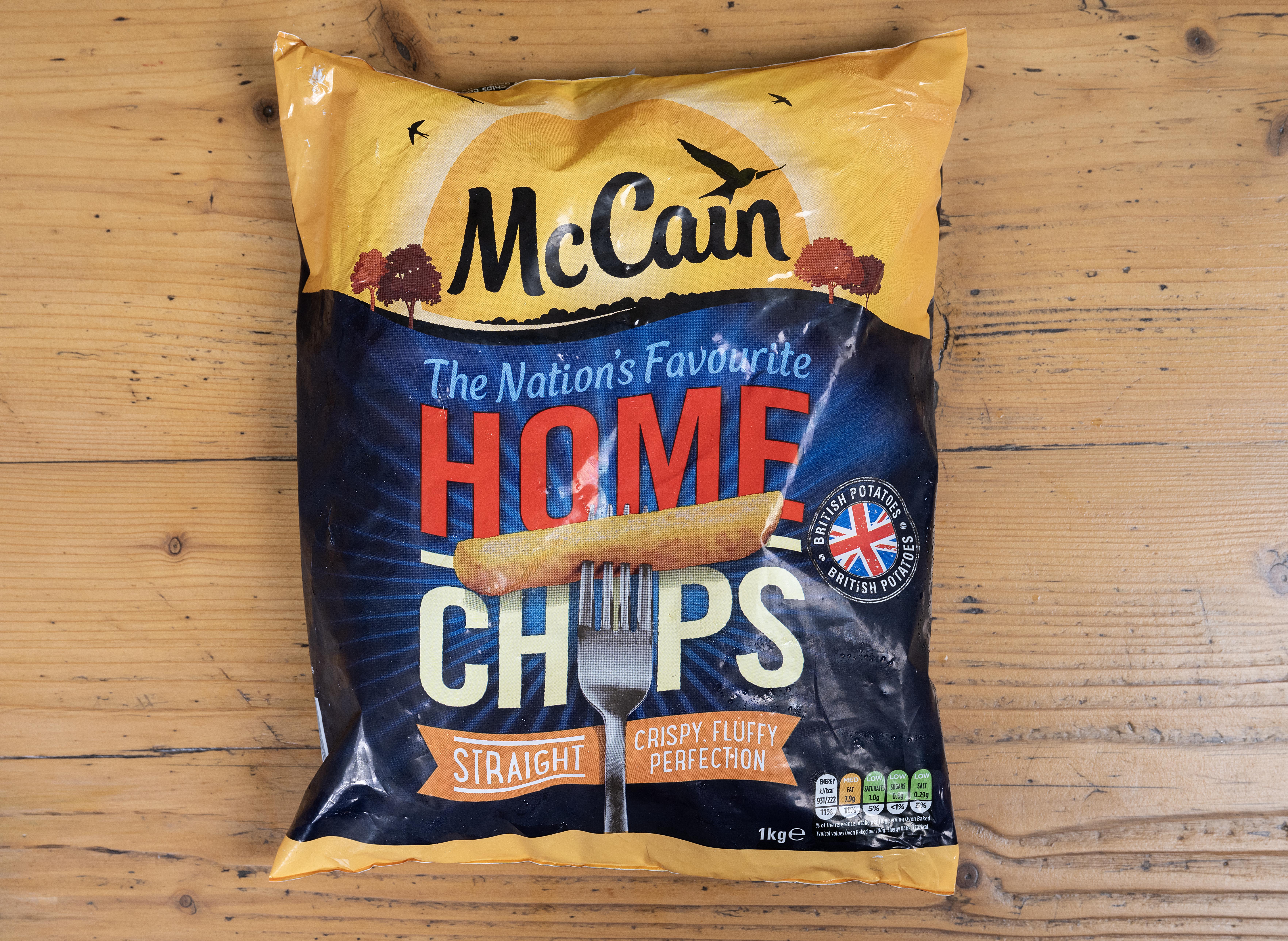 McCains Home Cut Straight Chips sind landesweit die erste Wahl