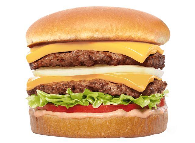 In-n-Out Double-Double Cheeseburger mit Aufstrich