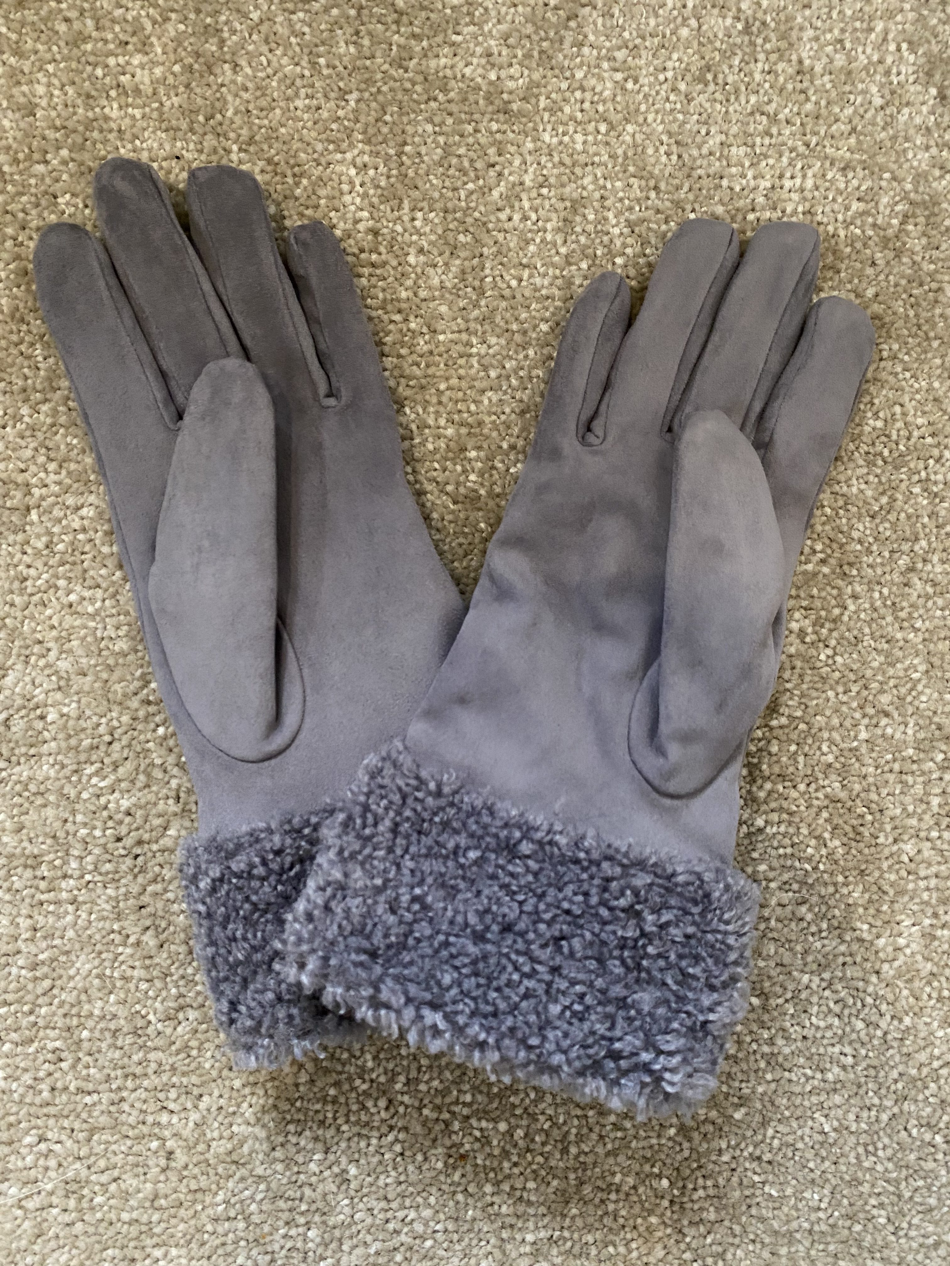 M&S Faux Sheepskin Cuffed Gloves